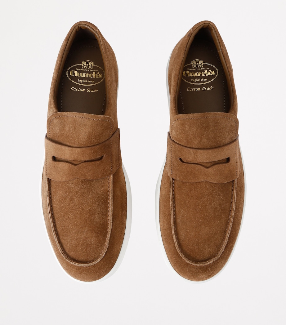 Suede Nailsea Loafers TAN Image 4