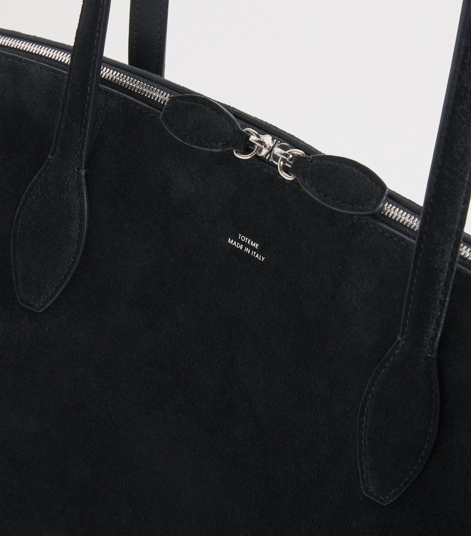 Suede Day Shoulder Bag 001 BLACK Image 4