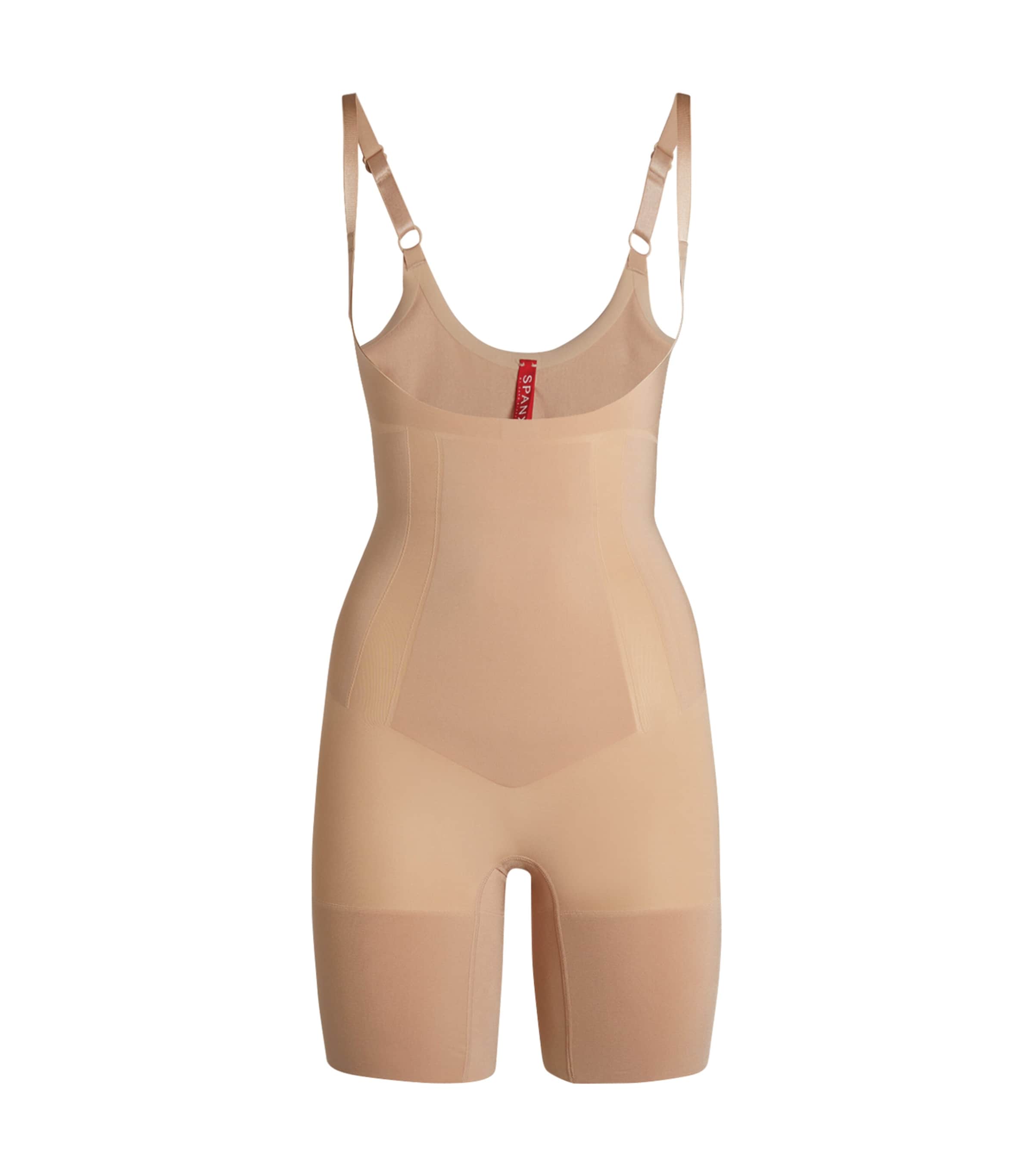 SPANX SPANXsculpt OnCore Open-Bust Mid-Thigh Bodysuit - Firm Control | Women Clothing | Lingerie & Hosiery | Shapewear | Designers | SPANX