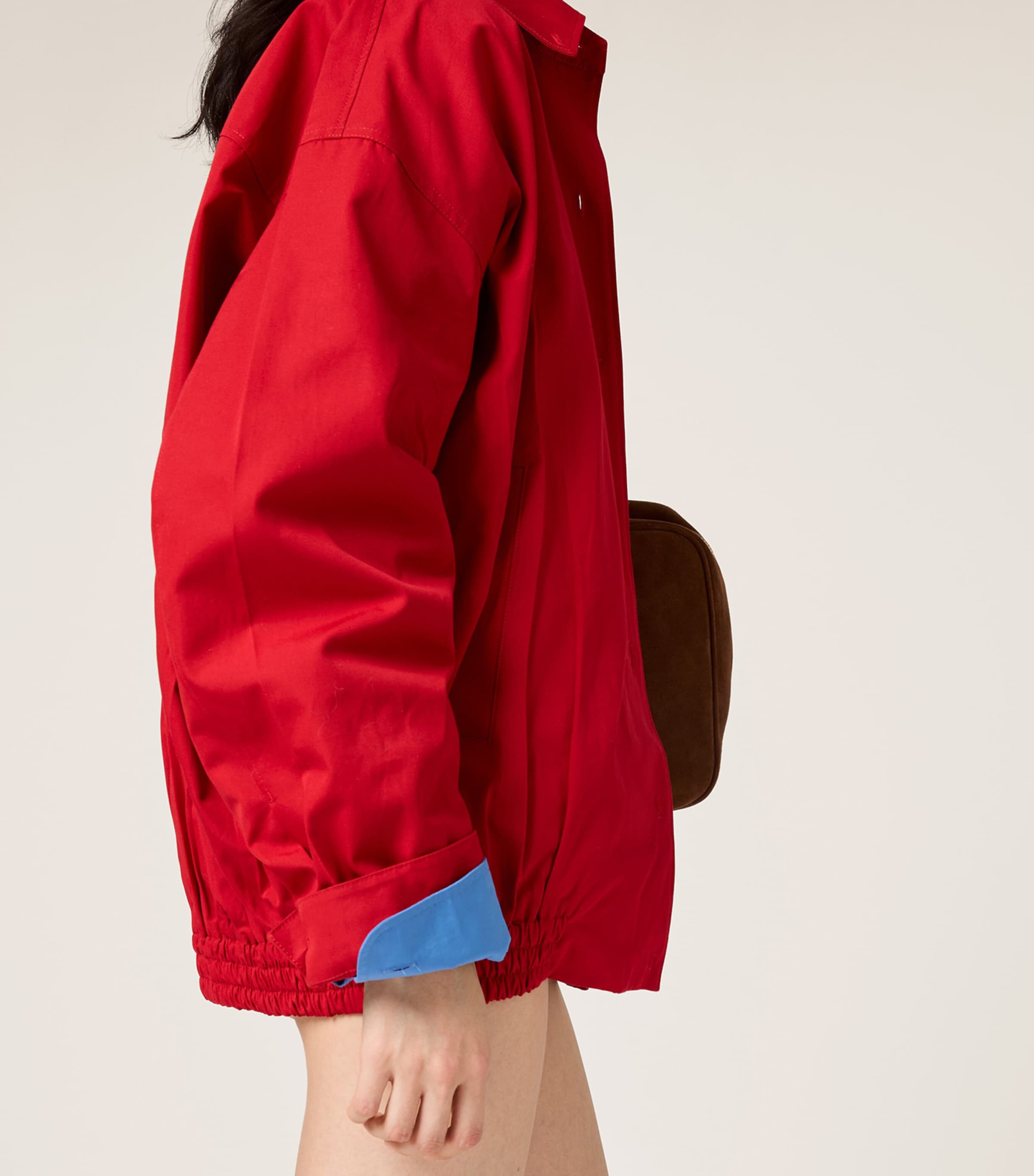 Poplin Blouson Jacket F0D56 Image 4