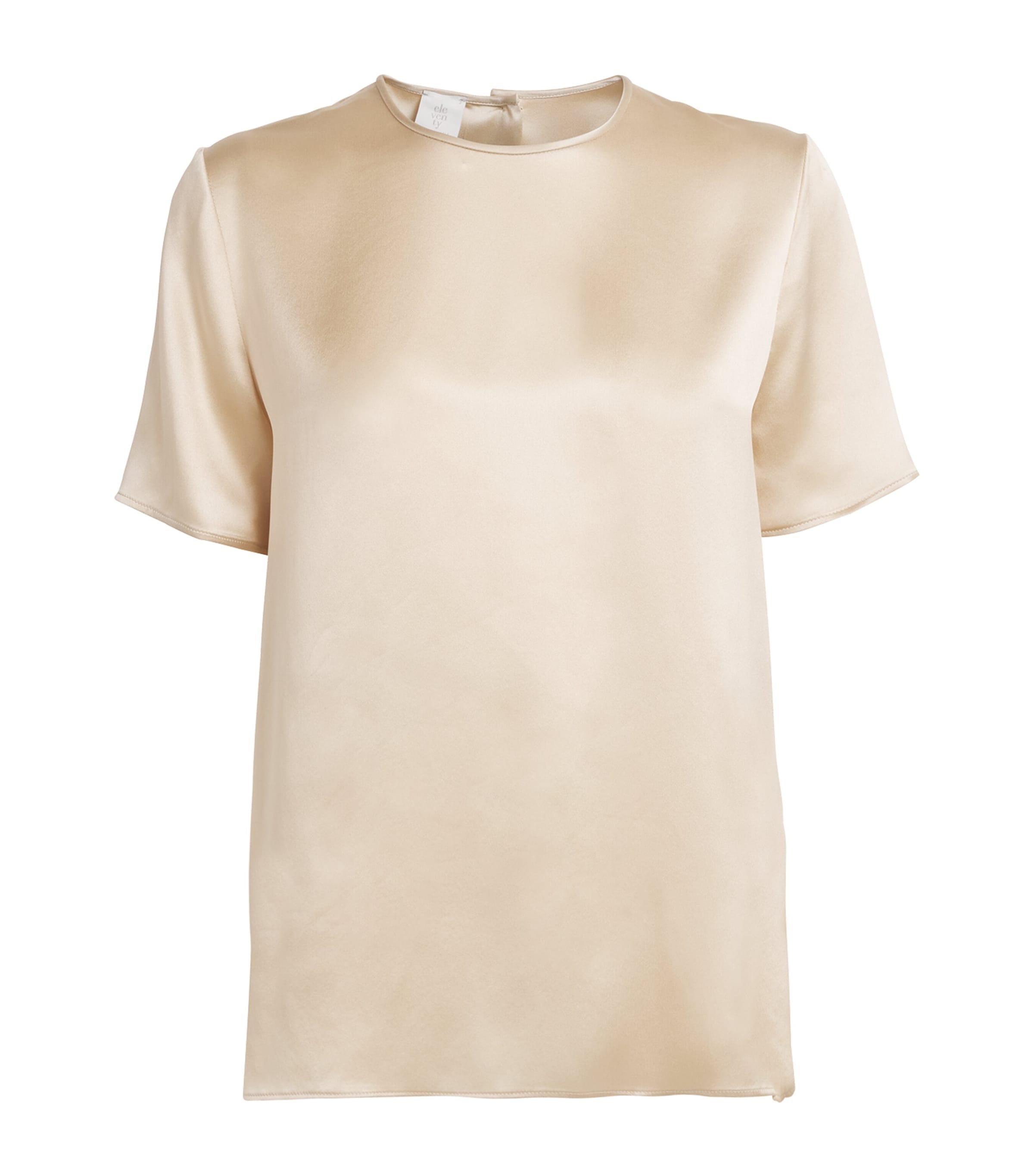 Eleventy Silk Short-sleeve T-shirt