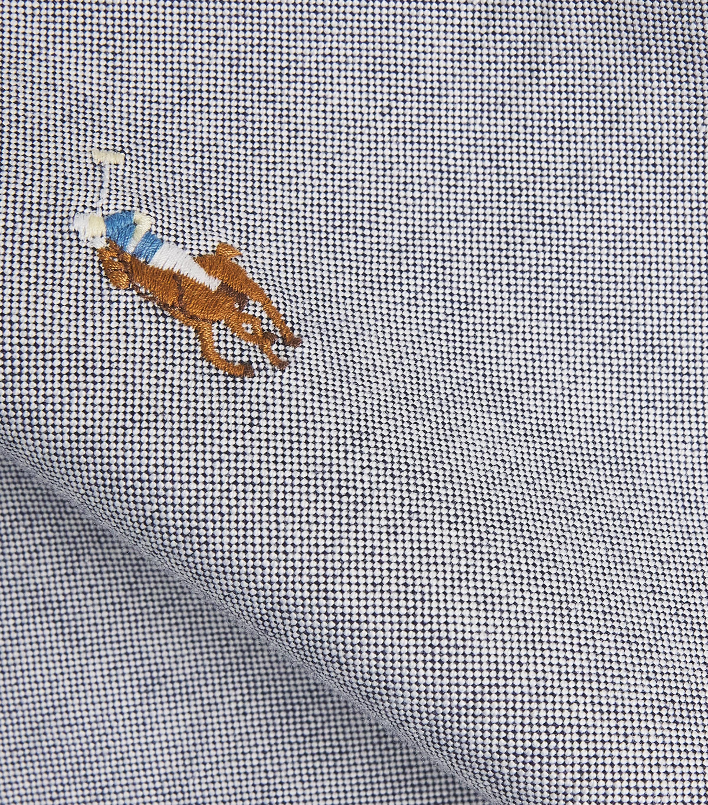 Polo Ralph Lauren Navy Custom Fit Oxford Shirt | Harrods DE