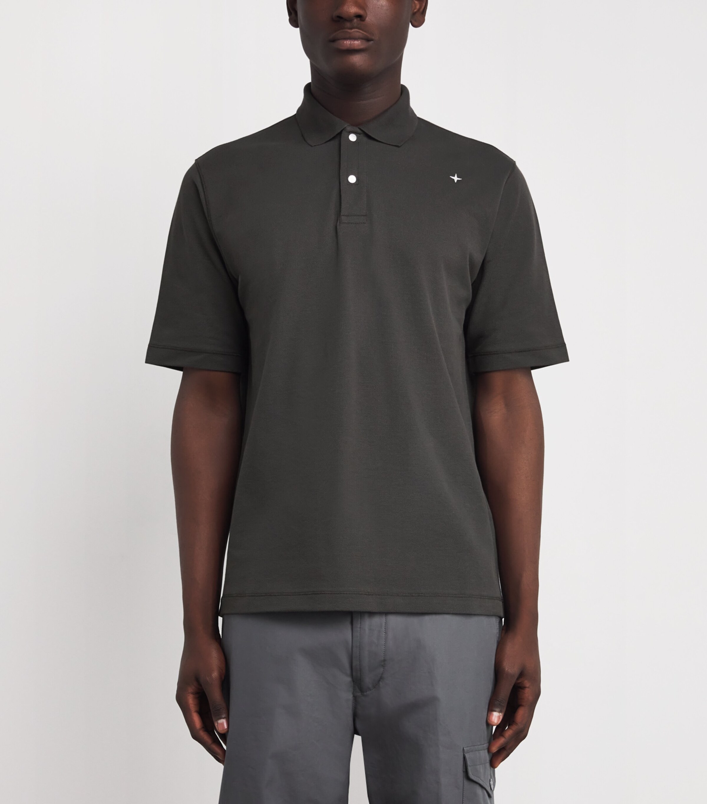 Piqué Cotton Polo Shirt V0062 Image 3