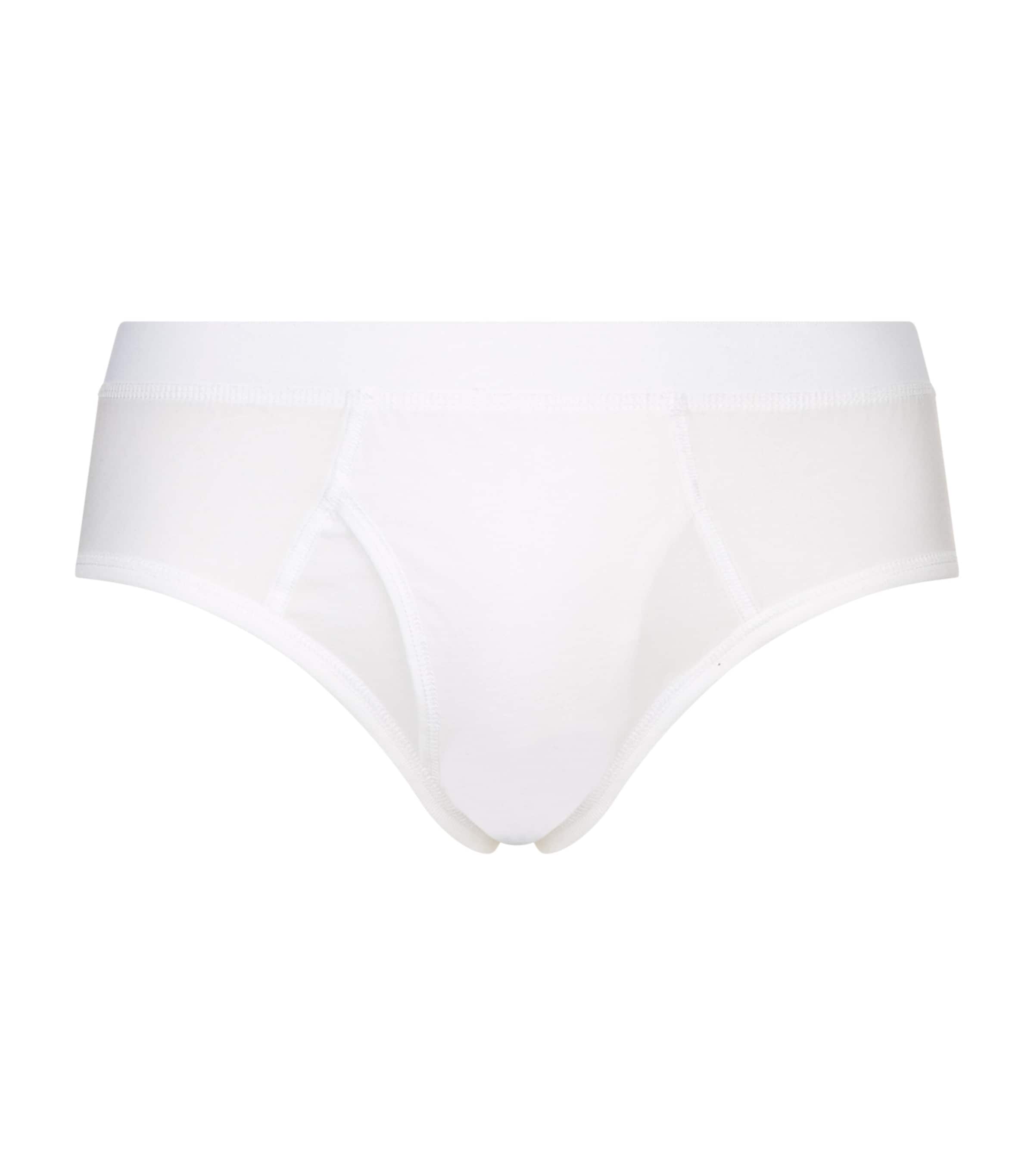 Sunspel Superfine Cotton Briefs In White