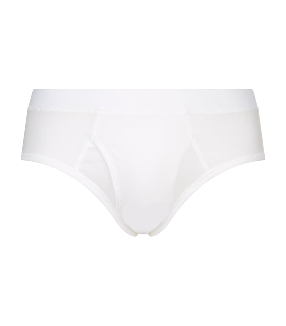 Superfine Cotton Briefs WHAA - WHT Image 1