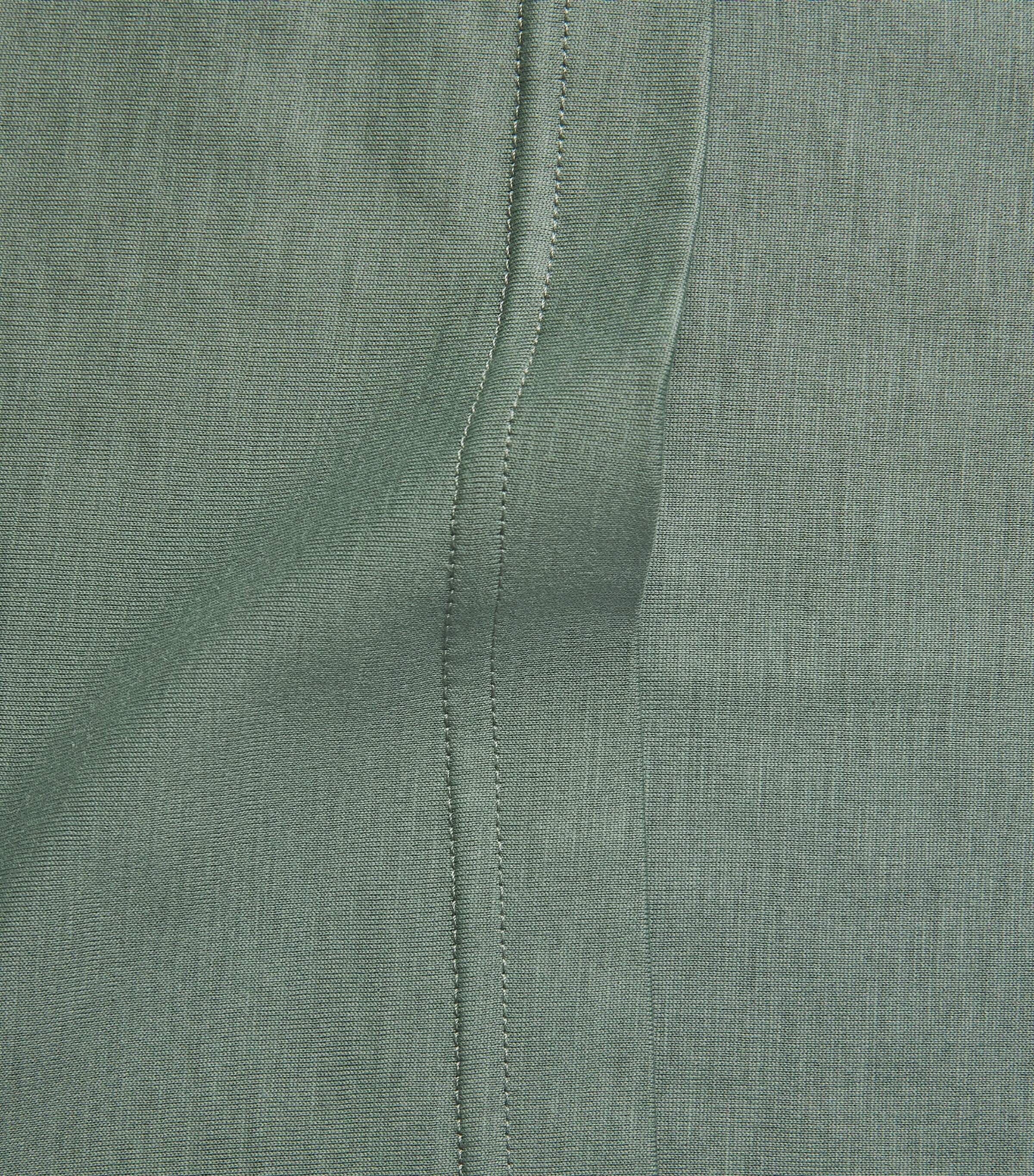 Eton Mens Silk-Cotton T-Shirt Dark Green Image 6