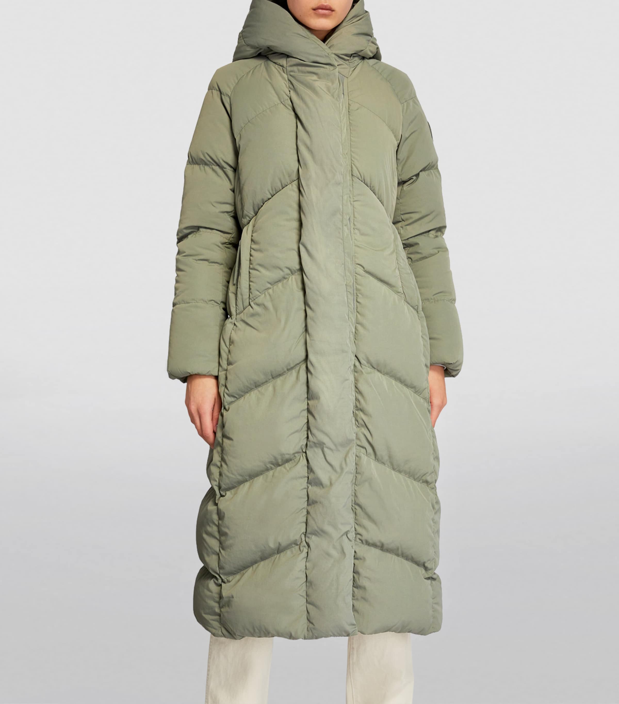 Down-Filled Marlow Padded Coat 852 SAGEBUSH Image 3