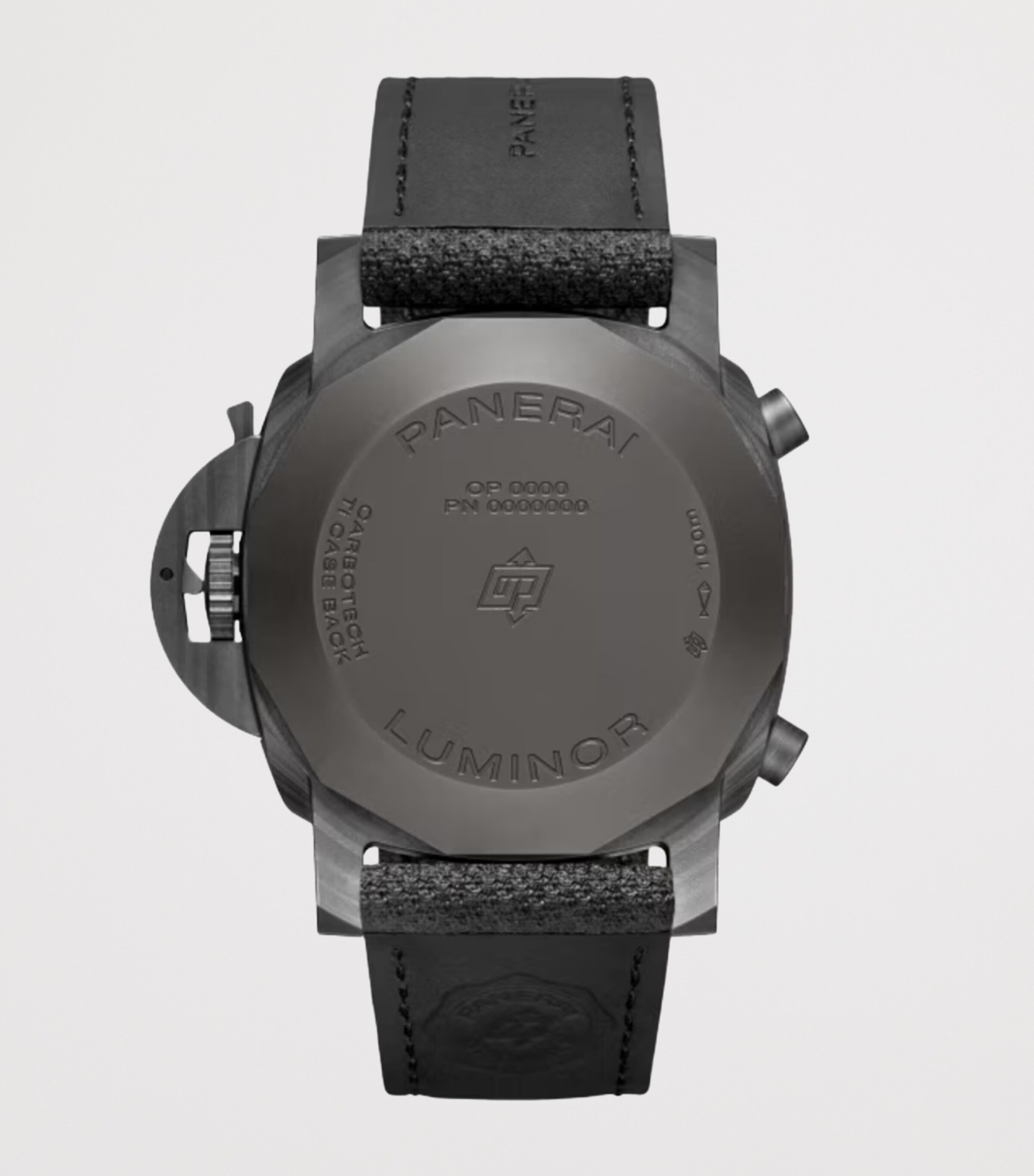 Panerai Carbotech Luminor Chrono Watch 44mm Black Image 2