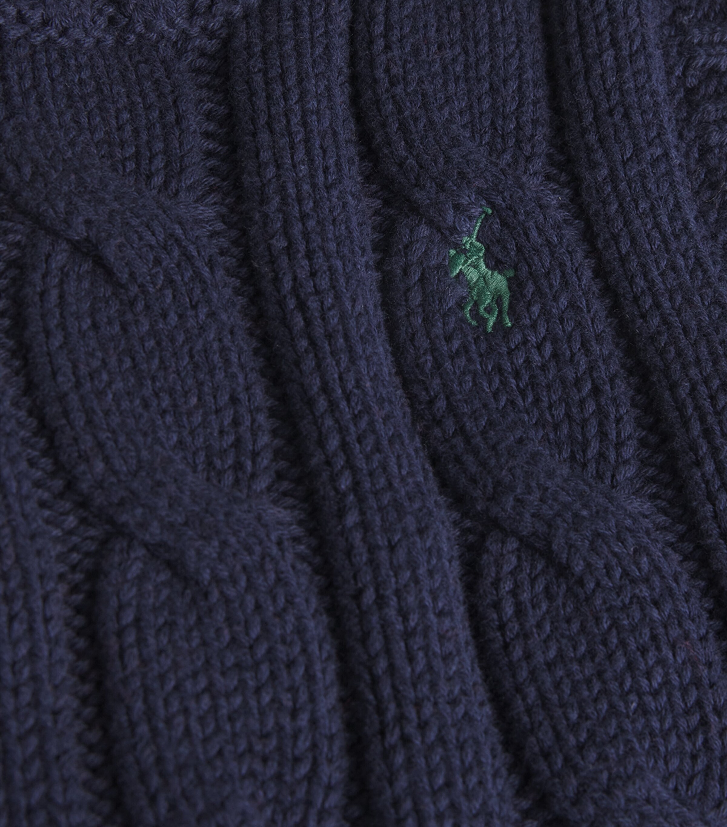 Ralph Lauren Kids Cable-Knit Sweater Vest (7-14 Years) Navy Image 3