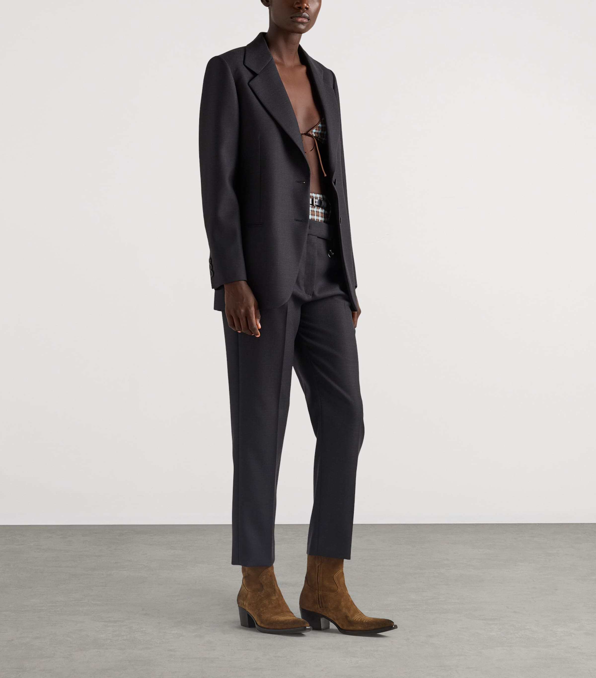 Wool Gabardine Trousers F0308 Image 2