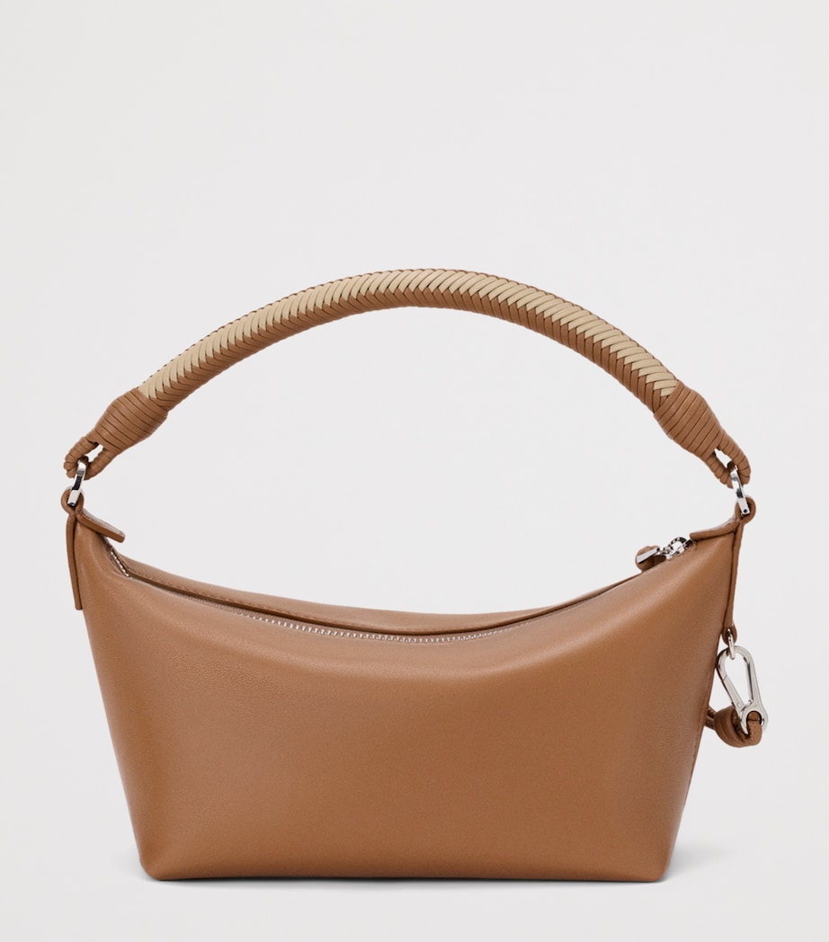 LOEWE Nappa Leather Cala Top-Handle Bag Mocha/beige Image 5