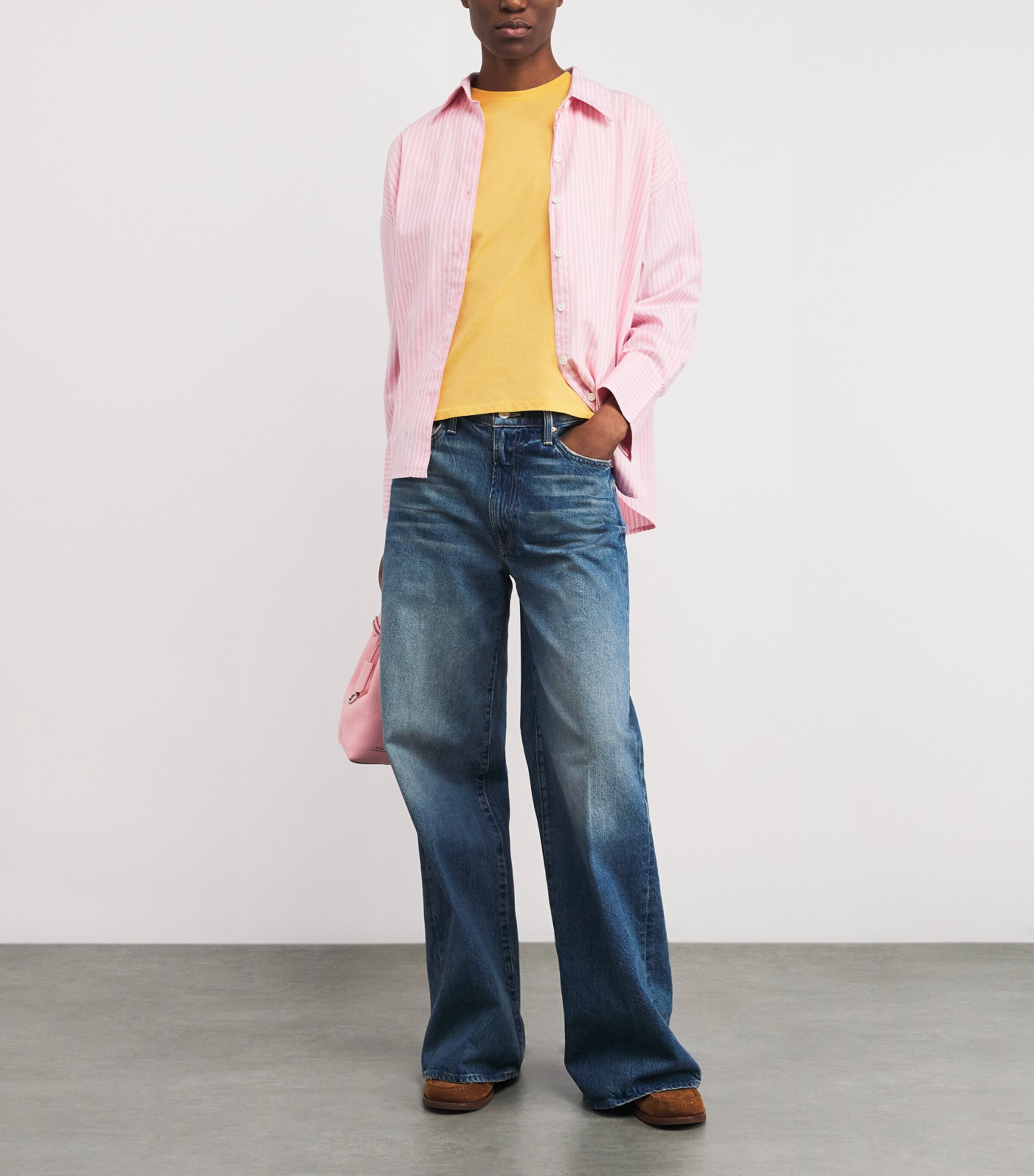 Cotton Polo Pony T-Shirt COLLEGIATE YELLOW Image 2