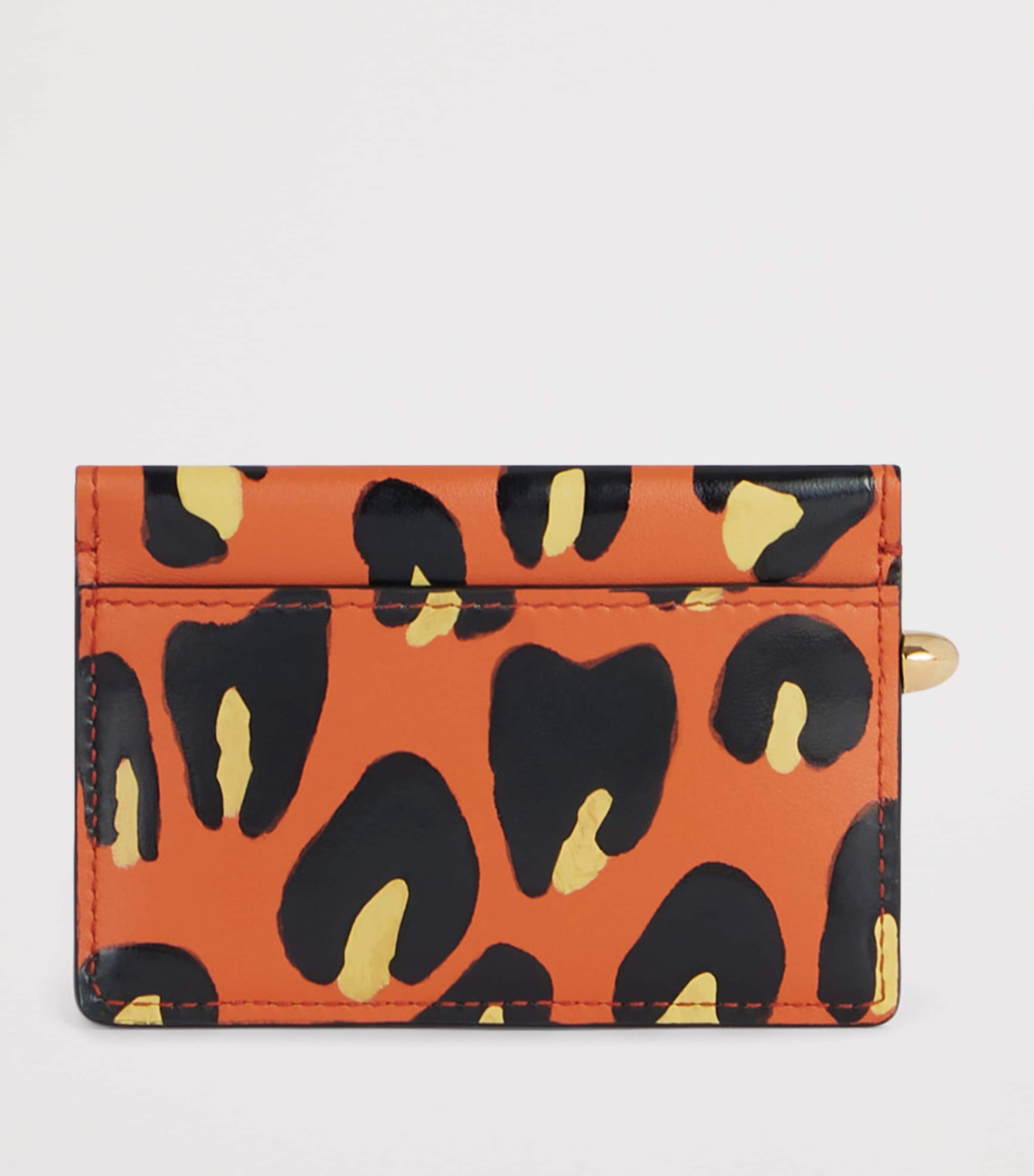 Givenchy Leather Leopard Pinch Cardholder Image 2