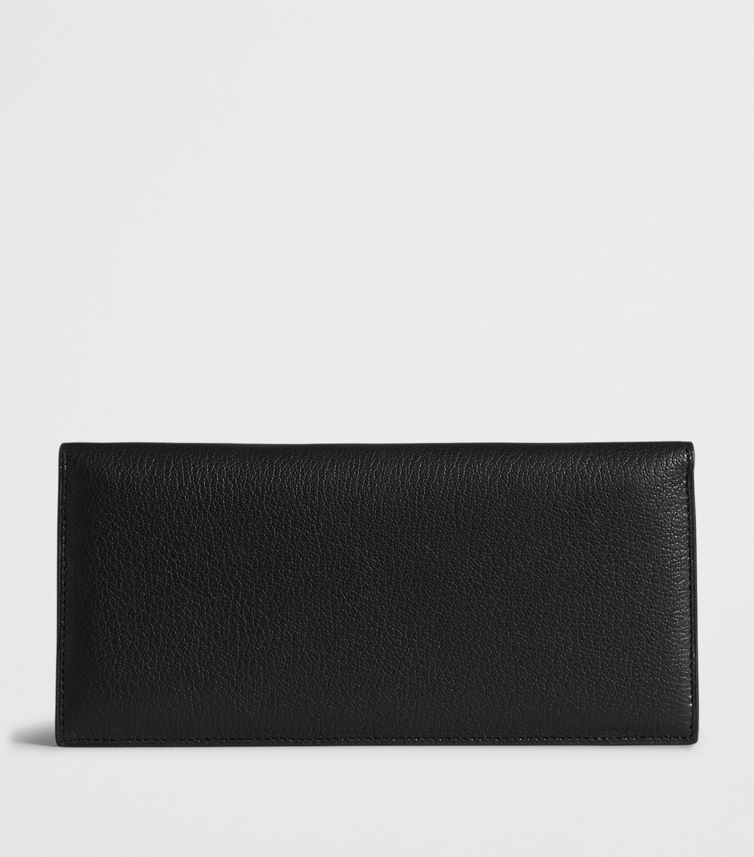 Goatskin Duke Fine Coat Wallet 001BLACK Image 2