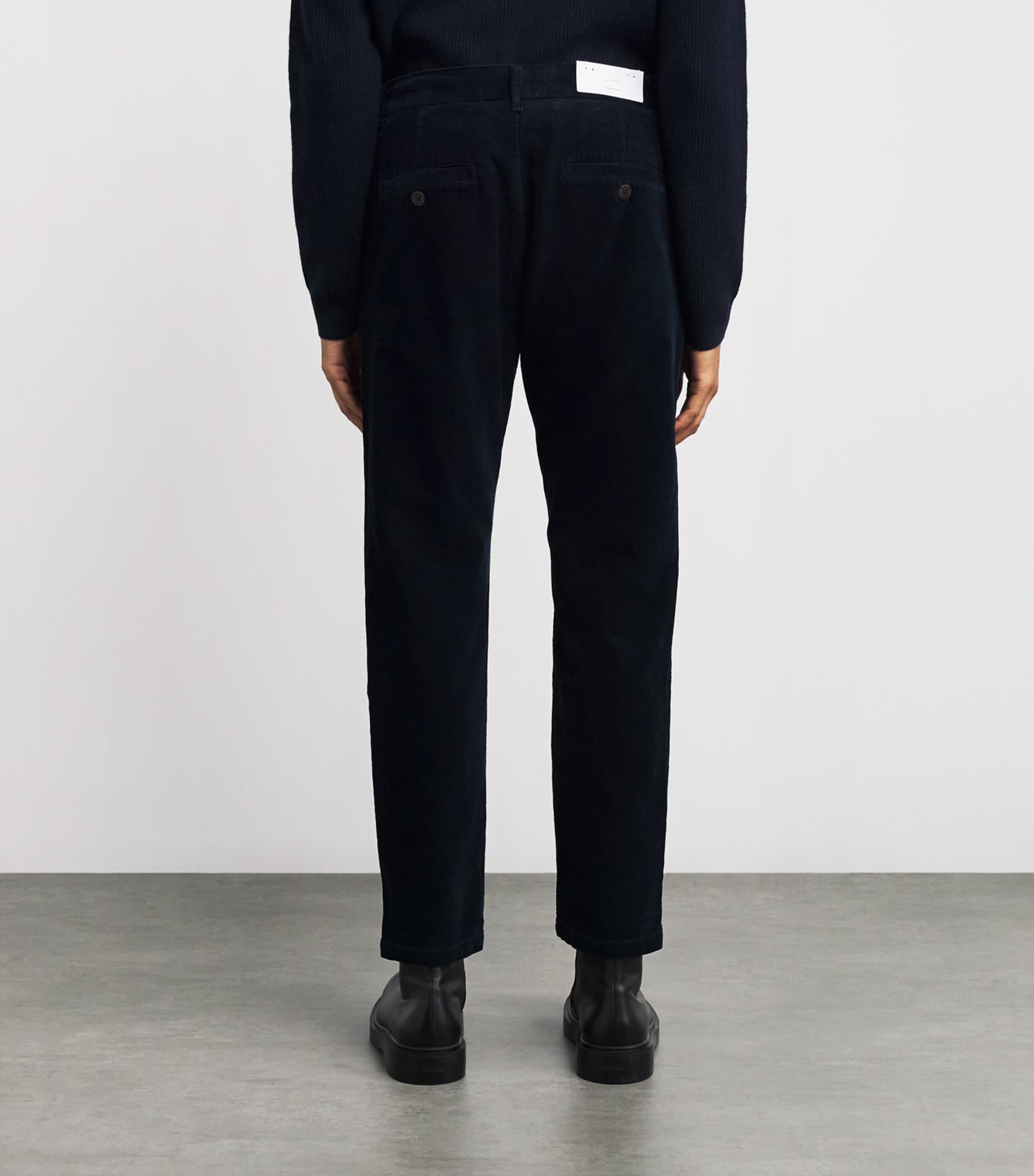 Corduroy Riley Trousers 464-NAVY Image 4