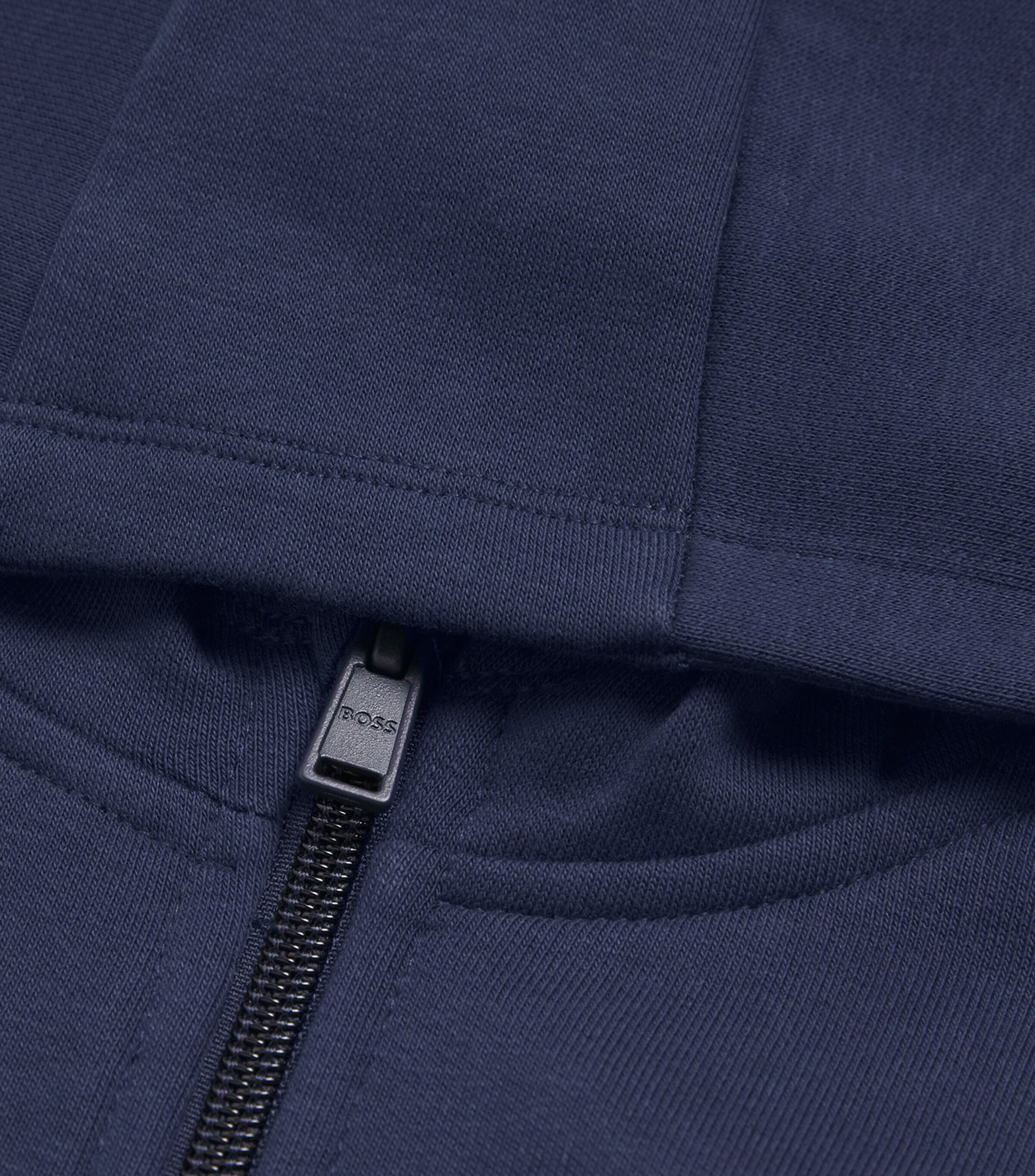 Colour-Block Logo Zip-Up Hoodie (4-16 Years) NAVY Image 3