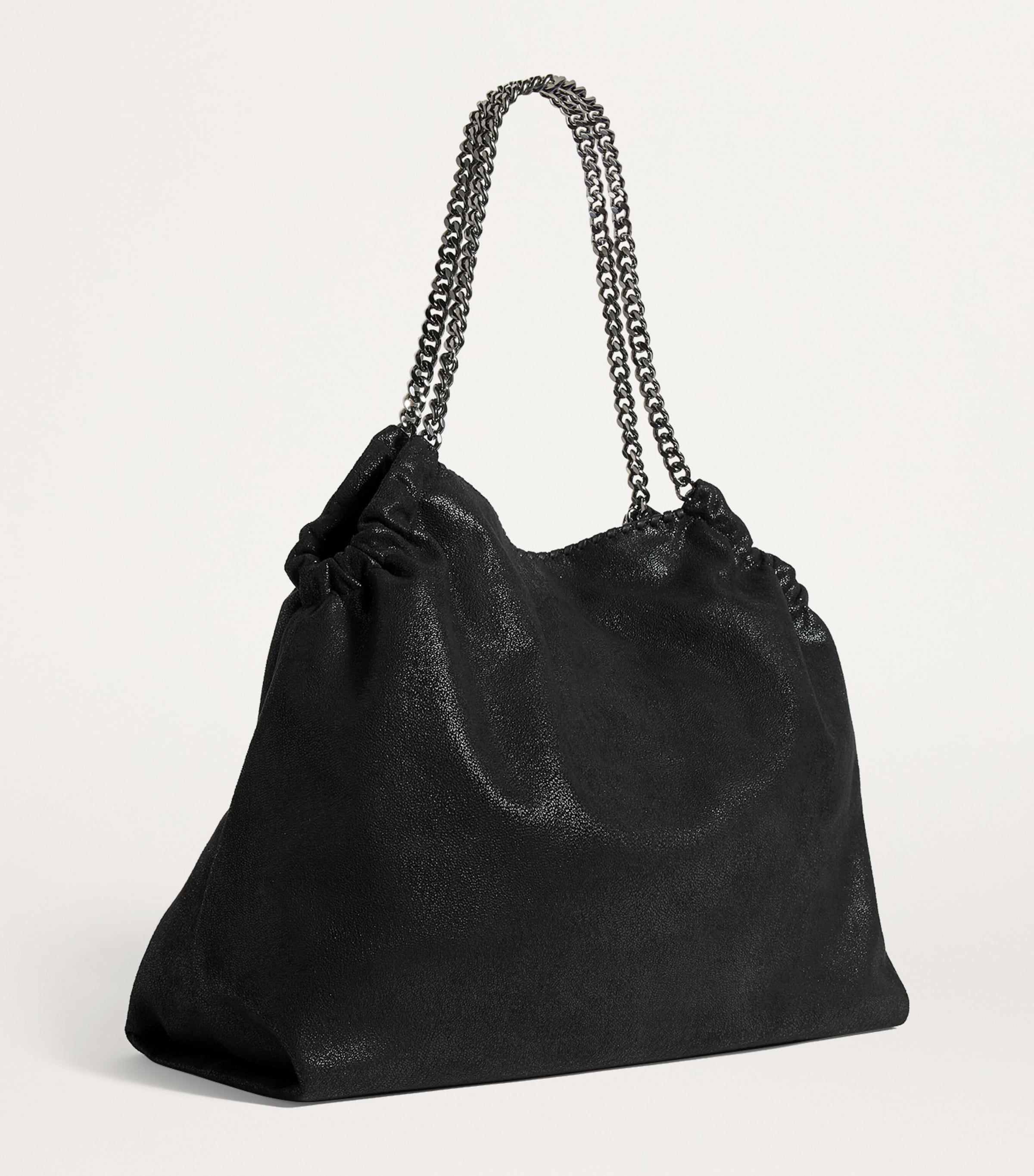 Shaggy Deer Falabella Tote Bag 1000 BLACK Image 3