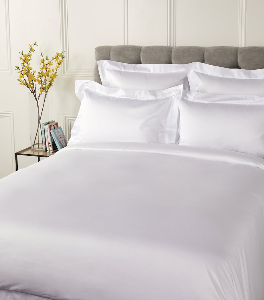 Amanda King Fitted Sheet (150cm x 200cm) WHITE 100 Image 2