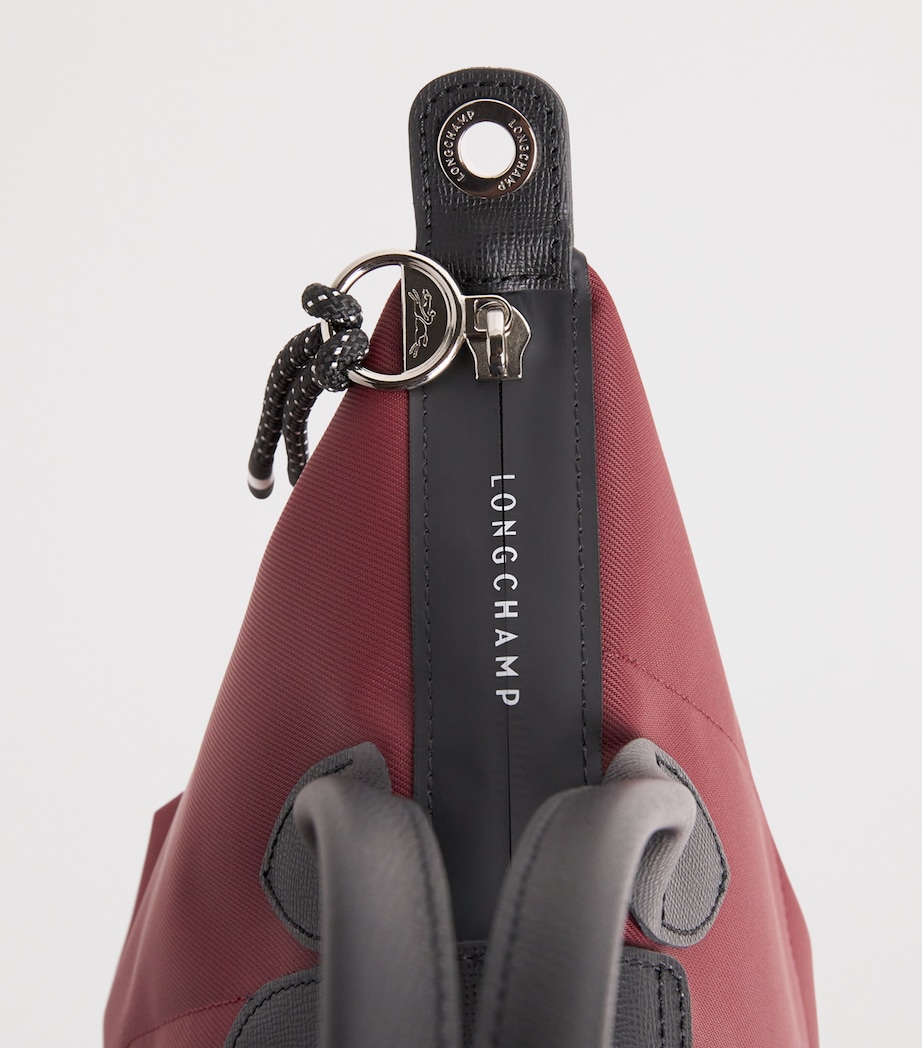 Longchamp Small Le Pliage Energy Top-Handle Bag Burgundy Image 4