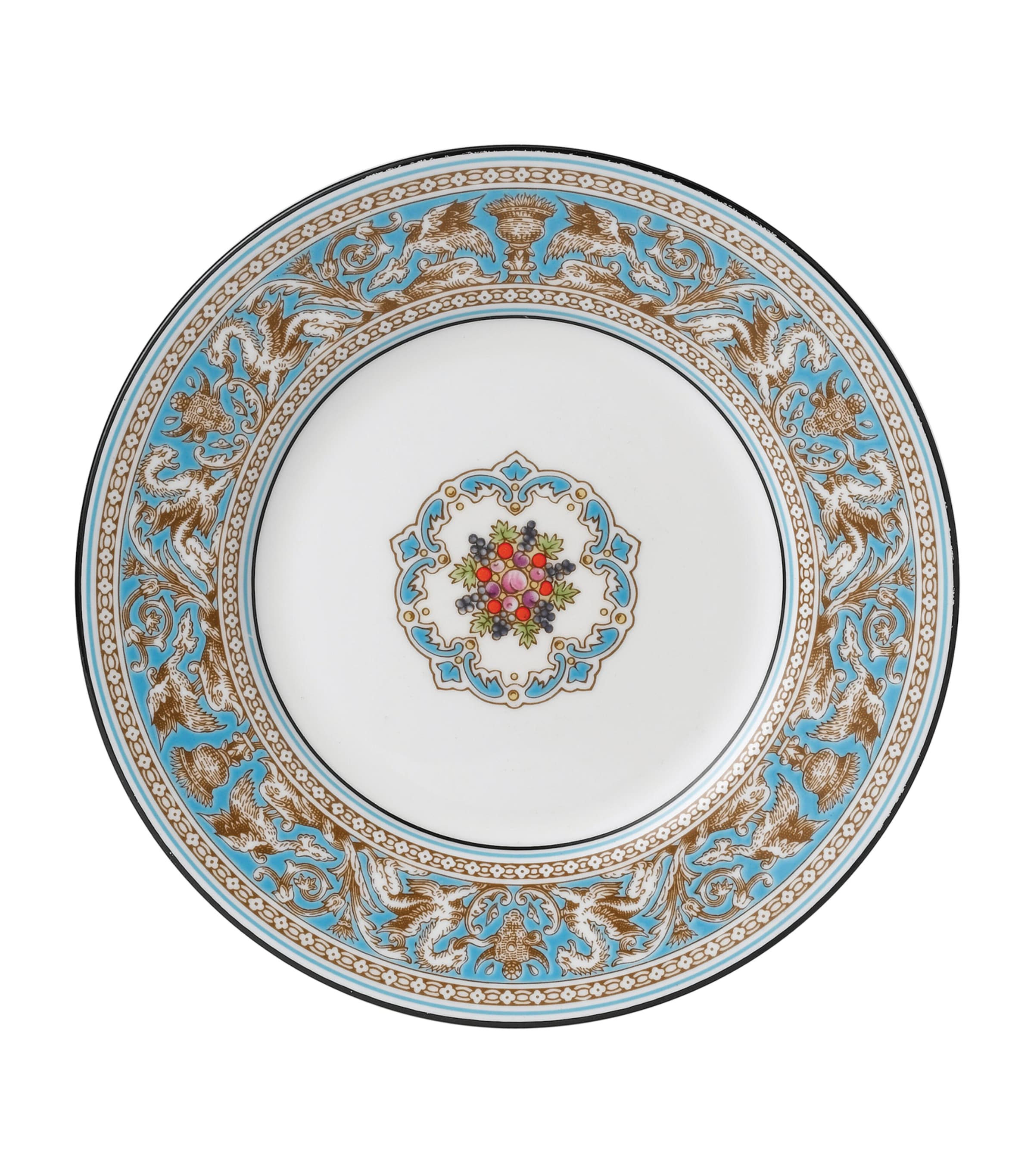 Wedgwood Florentine Turquoise Plate (18cm) Blue Image 1