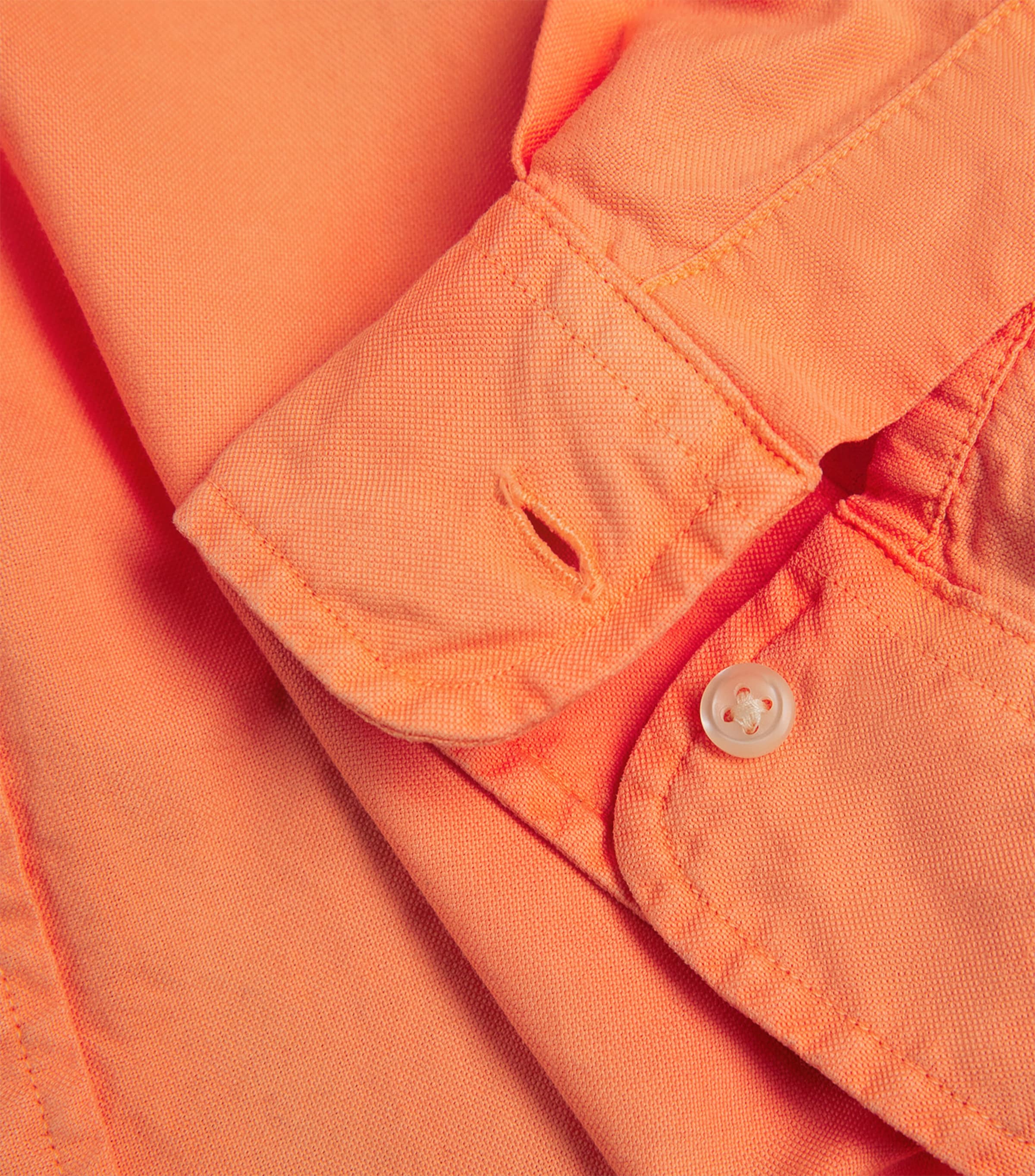 Custom Fit Oxford Shirt POMPANO ORANGE Image 5
