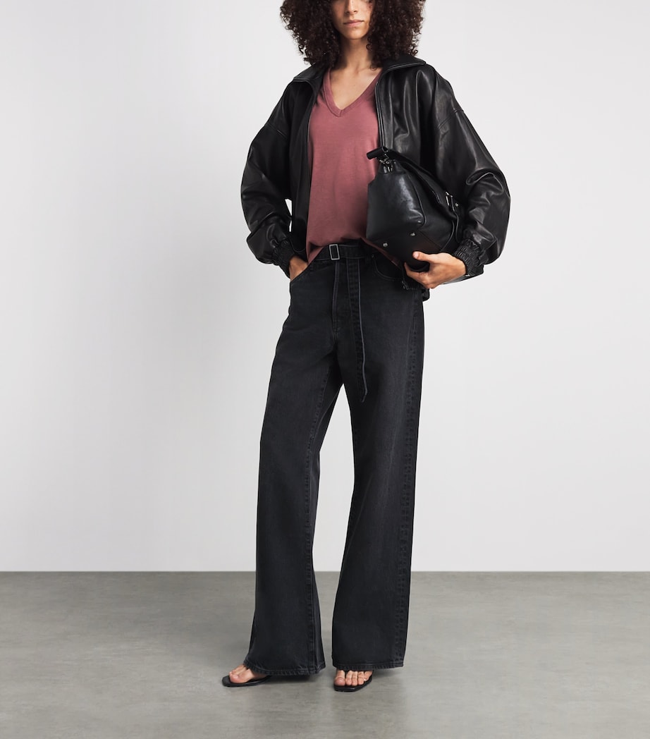 Rag & Bone Womens Cotton The Slub Vee T-Shirt Dpmve Image 2