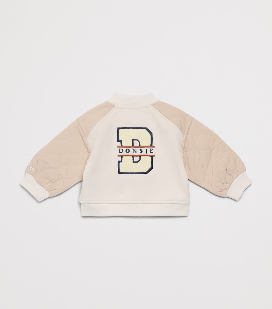 Donsje Noal Bomber Jacket (6 Months – 4 Years) Soft Powder Image 2
