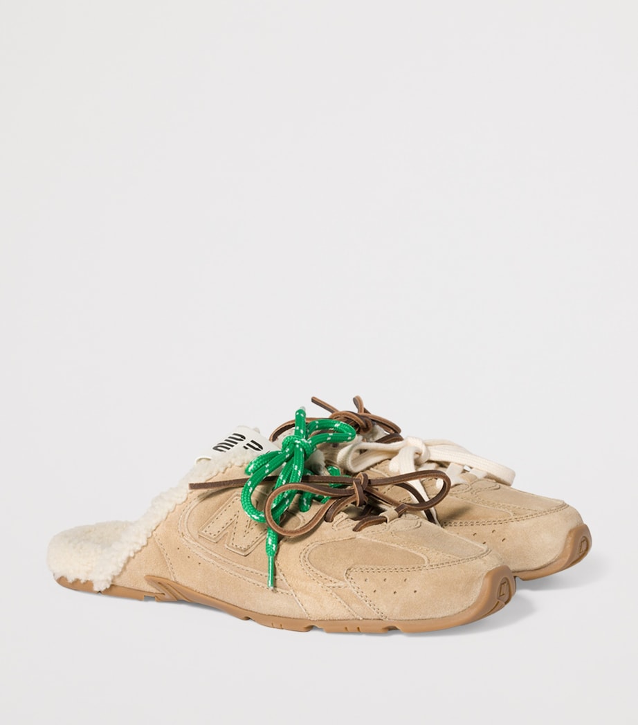 x New Balance Suede 530 SL Mules F0379 Image 2