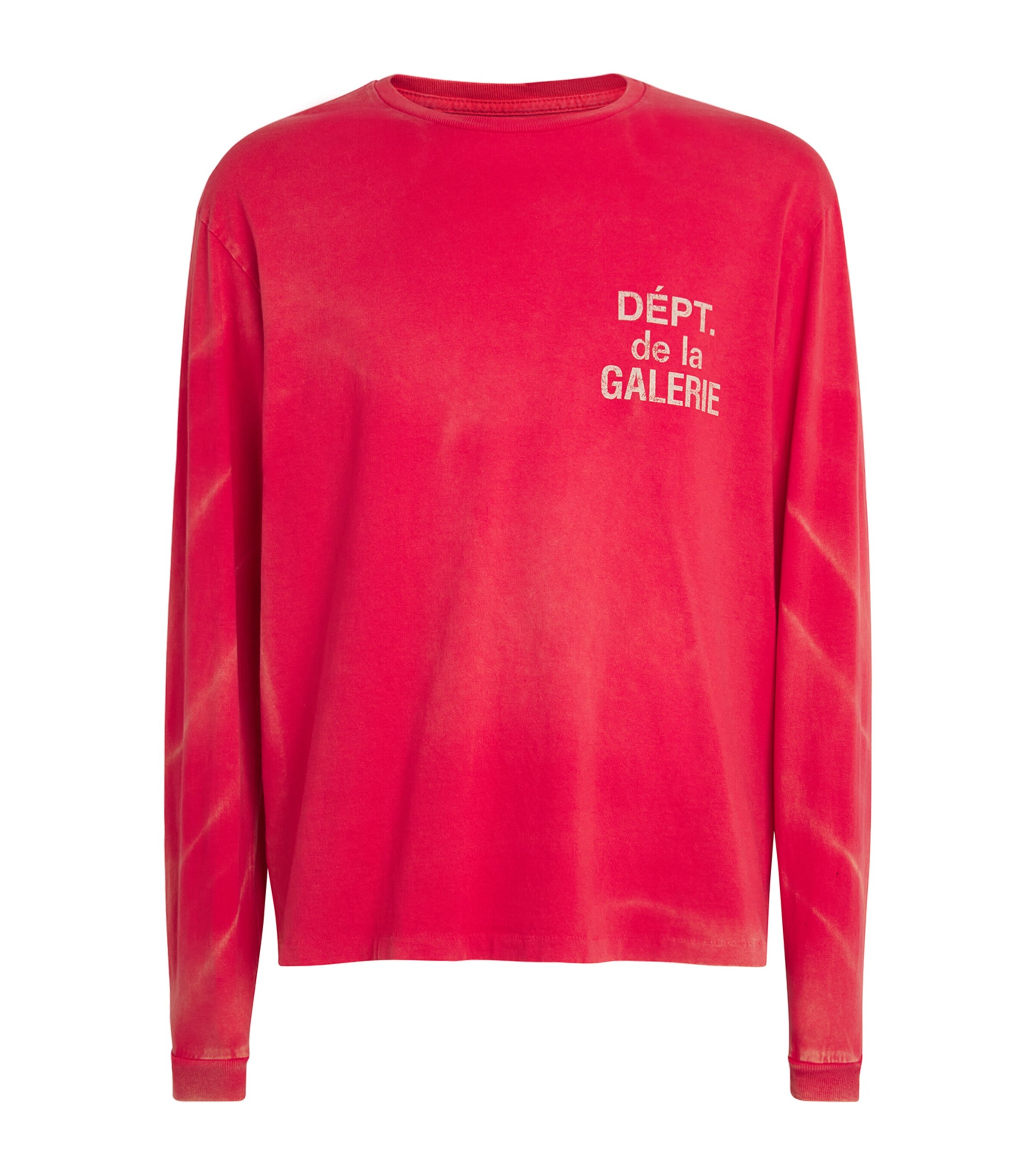 GALLERY DEPT. Red Cotton Long-Sleeve Logo T-Shirt | Harrods US