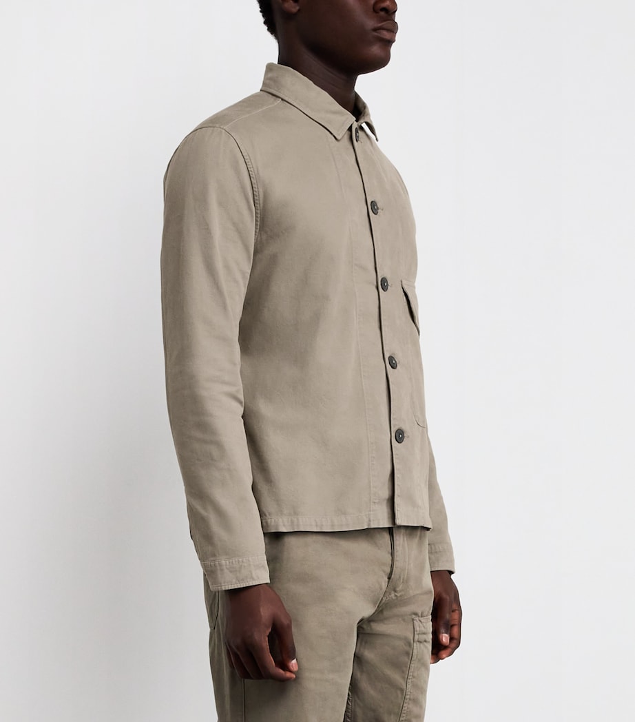 Cotton Drill Overshirt 356 FALLEN ROCK Image 3