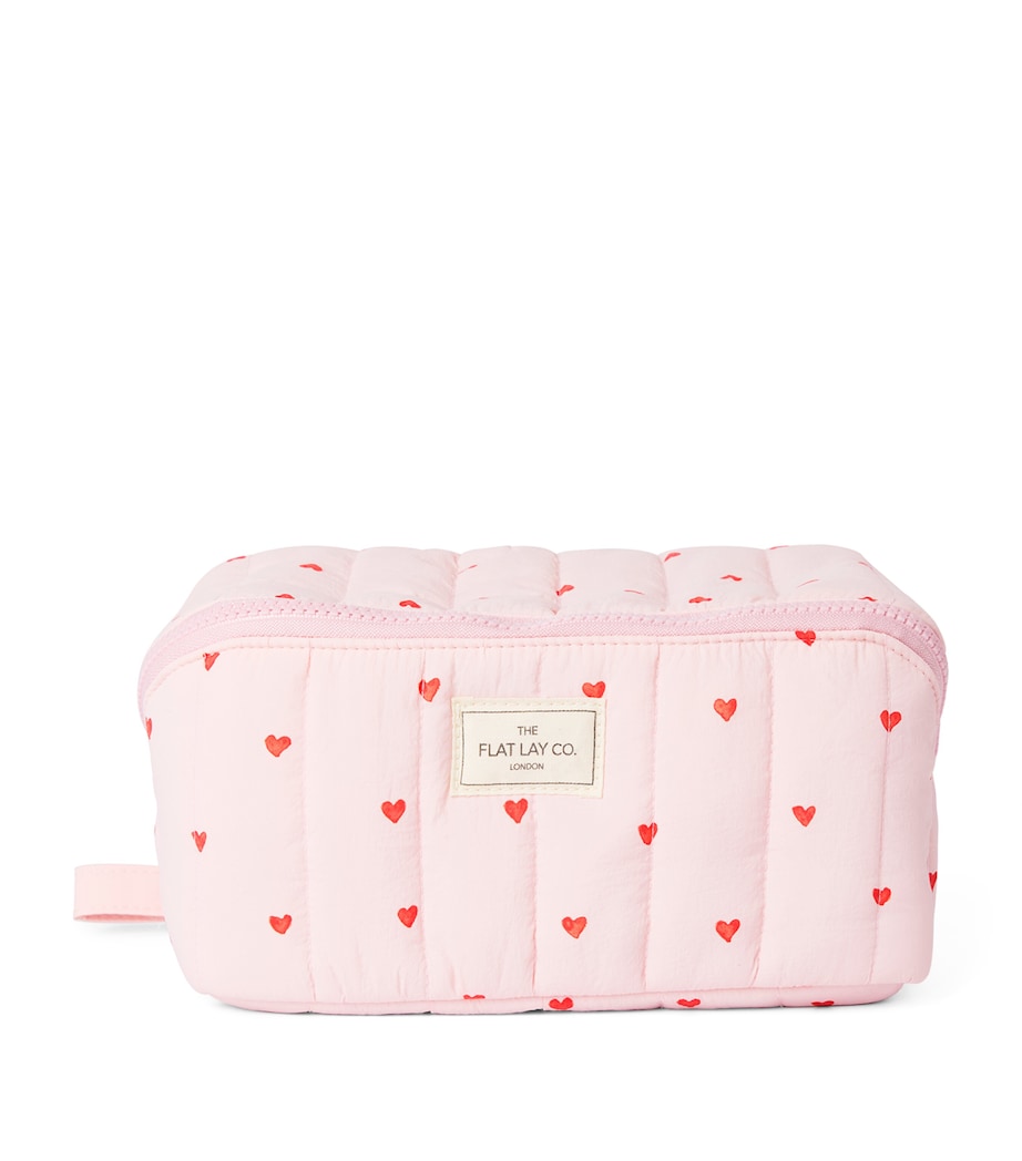 Heart Print Make-Up Bag SWEET PINK HEARTS Image 1
