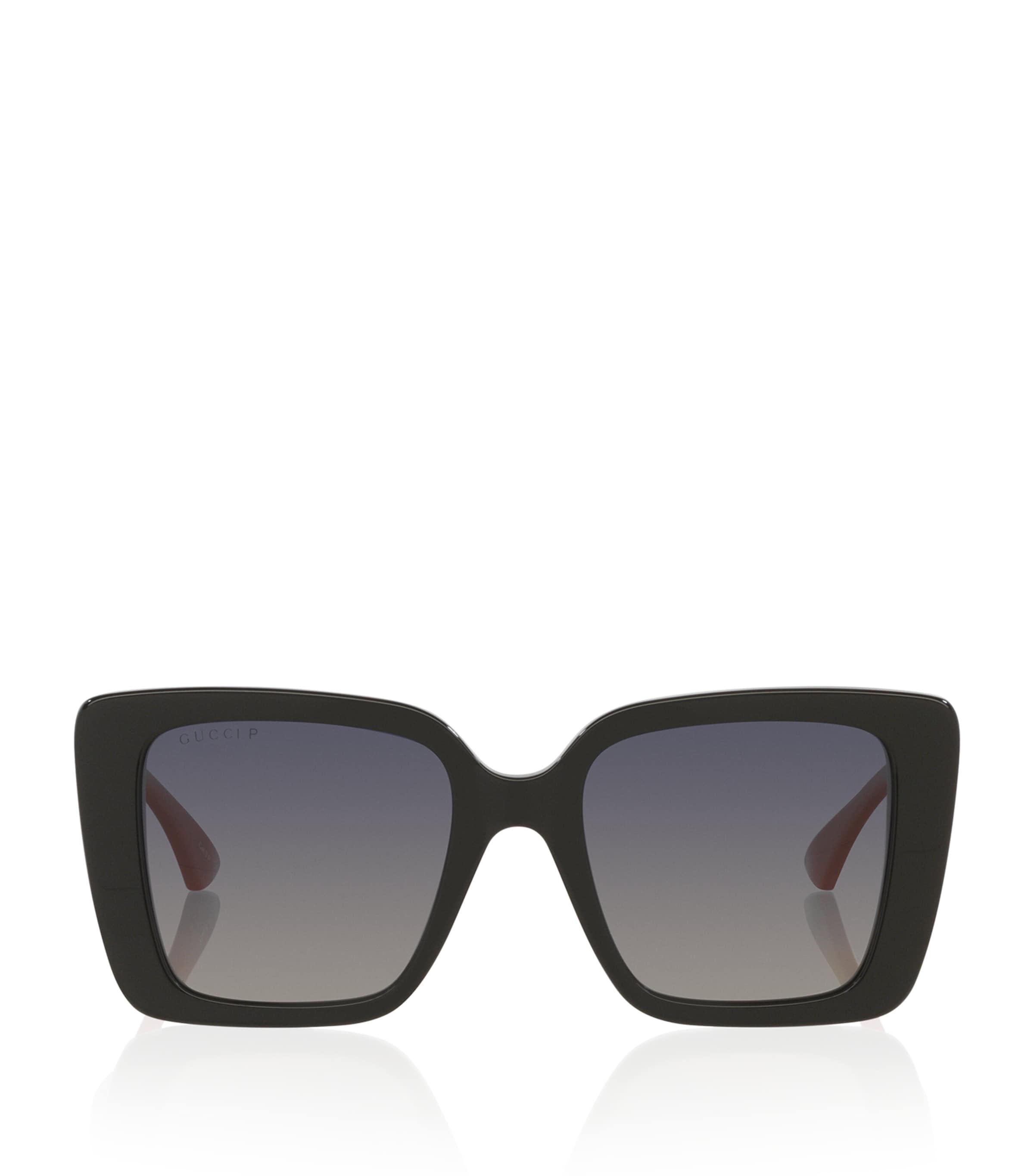 Gucci Acetate 0gc002405 Sunglasses In Burgundy