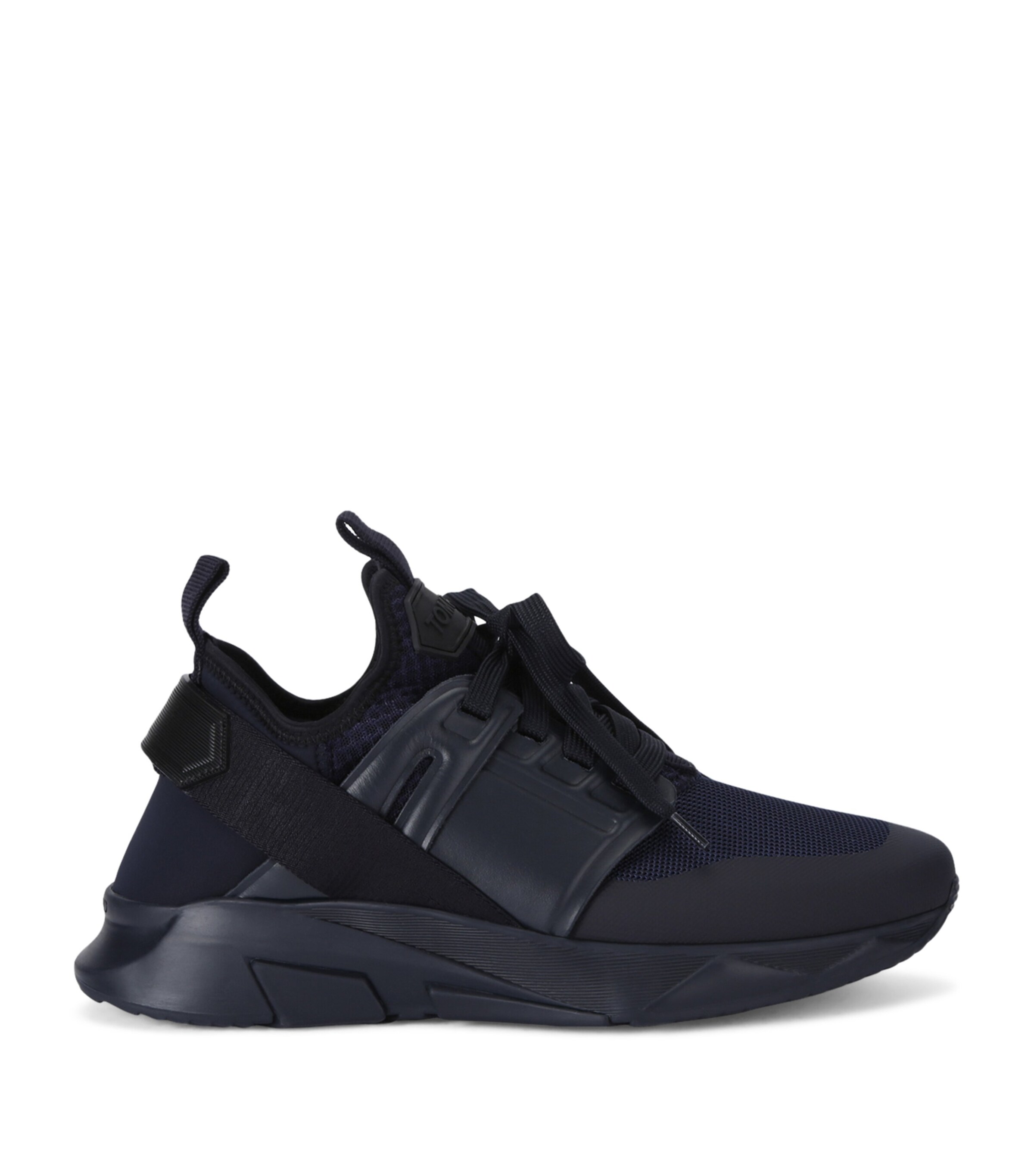TOM FORD Leather Jago Sneakers Blue/dark Image 1