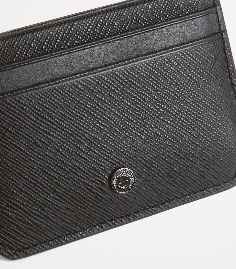 Saffiano Leather Card Holder BLACK Image 3