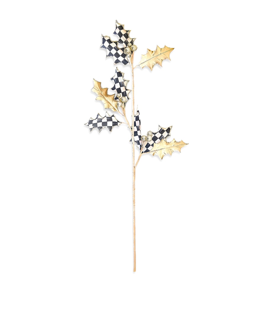 Courtly Check Holly Stem GOLD Image 1