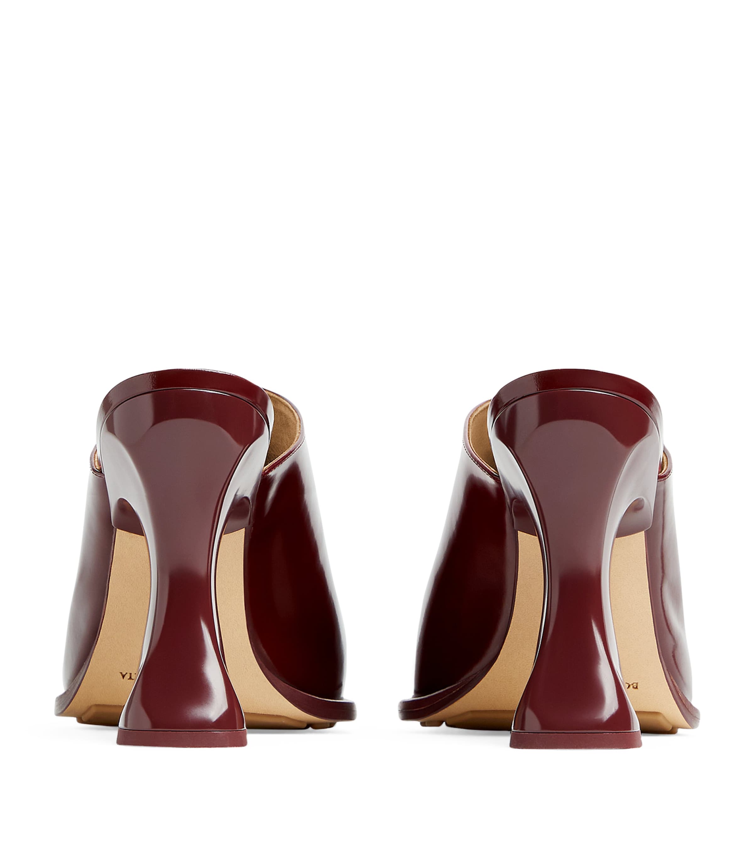 Leather Cha-Cha Heeled Mules 100 2226 Image 6