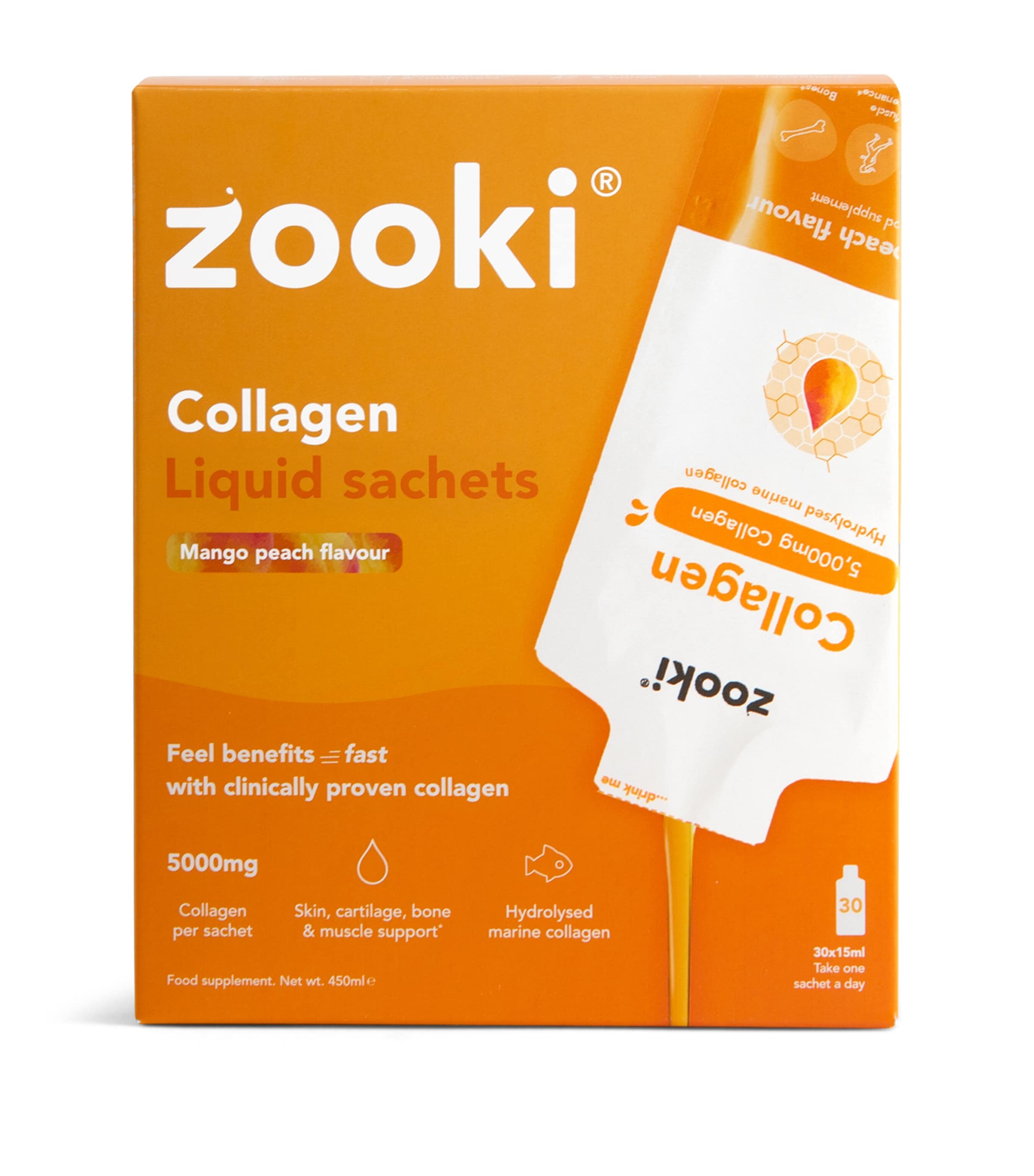 Yourzooki Marine Collagen 5000mg Liquid Sachets