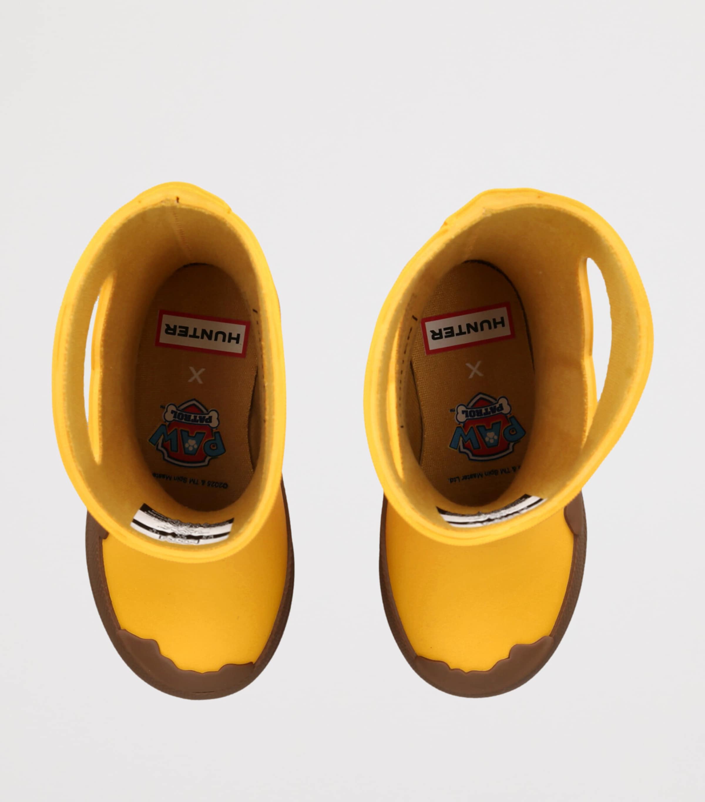 Hunter Kids x Paw Patrol Rubble Wellington Boots Yellow Image 3