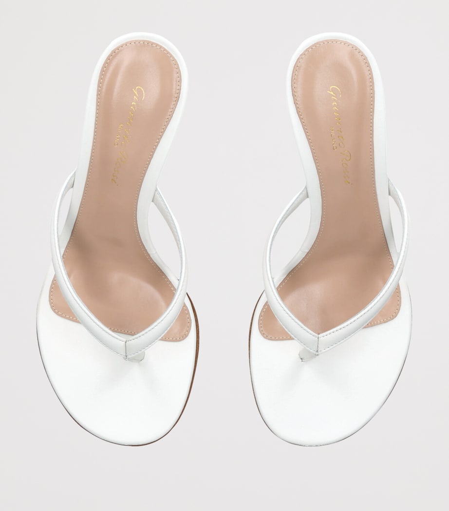 Leather Calypso Sandals 45 WHITE Image 4