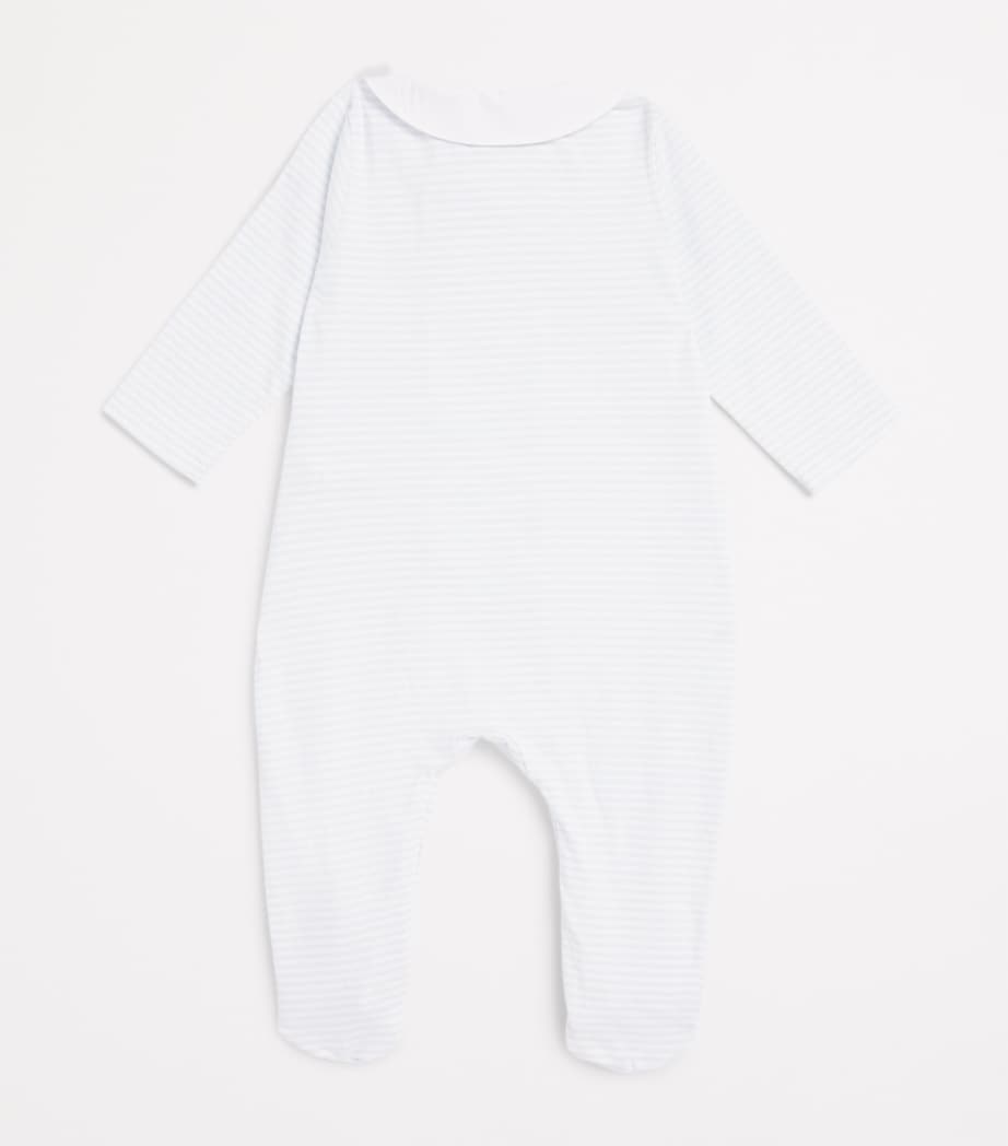 Tartine et Chocolat Cotton Embroidered All-In-One (0-24 Months) Ciel Image 2