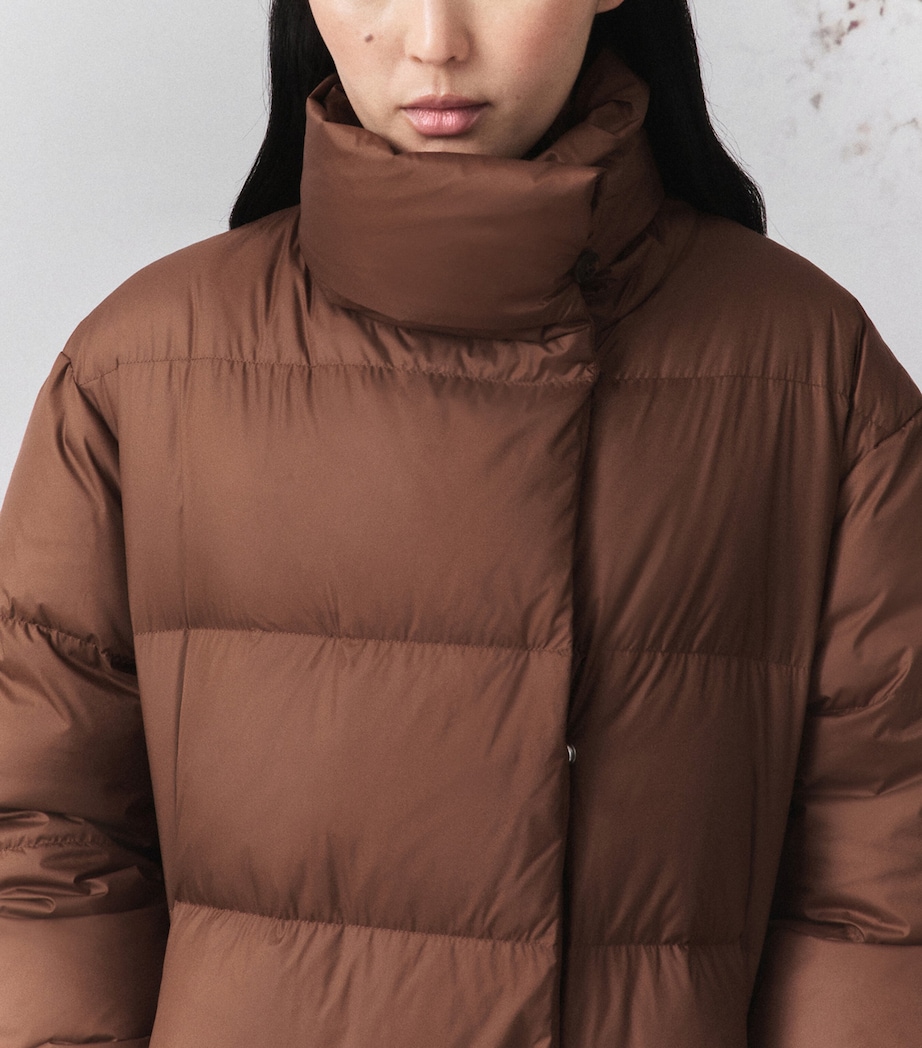 Marella Womens Down Quilted Coat Caramel Image 5