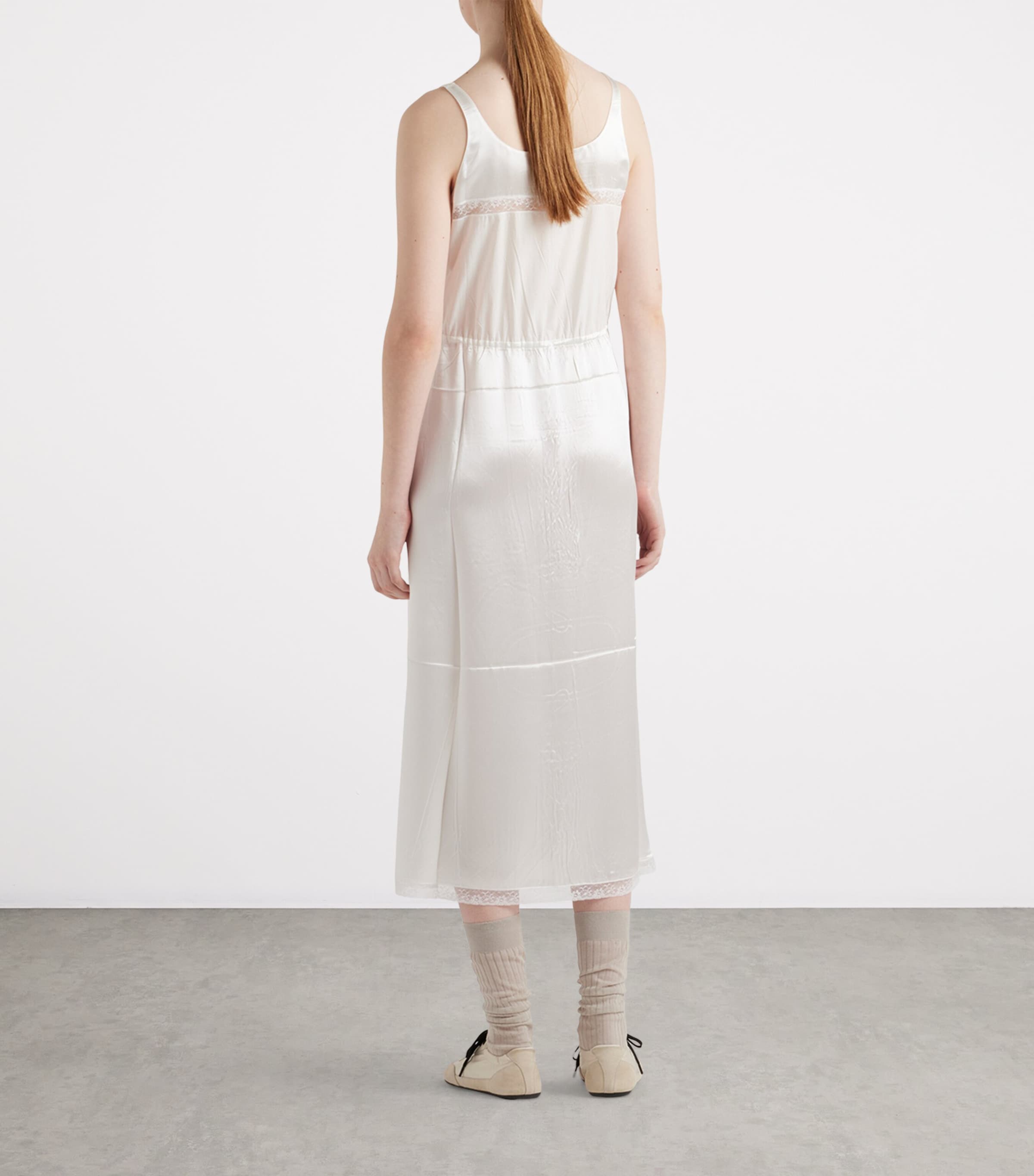 Batiste Embroidered Midi Dress F0009 Image 5