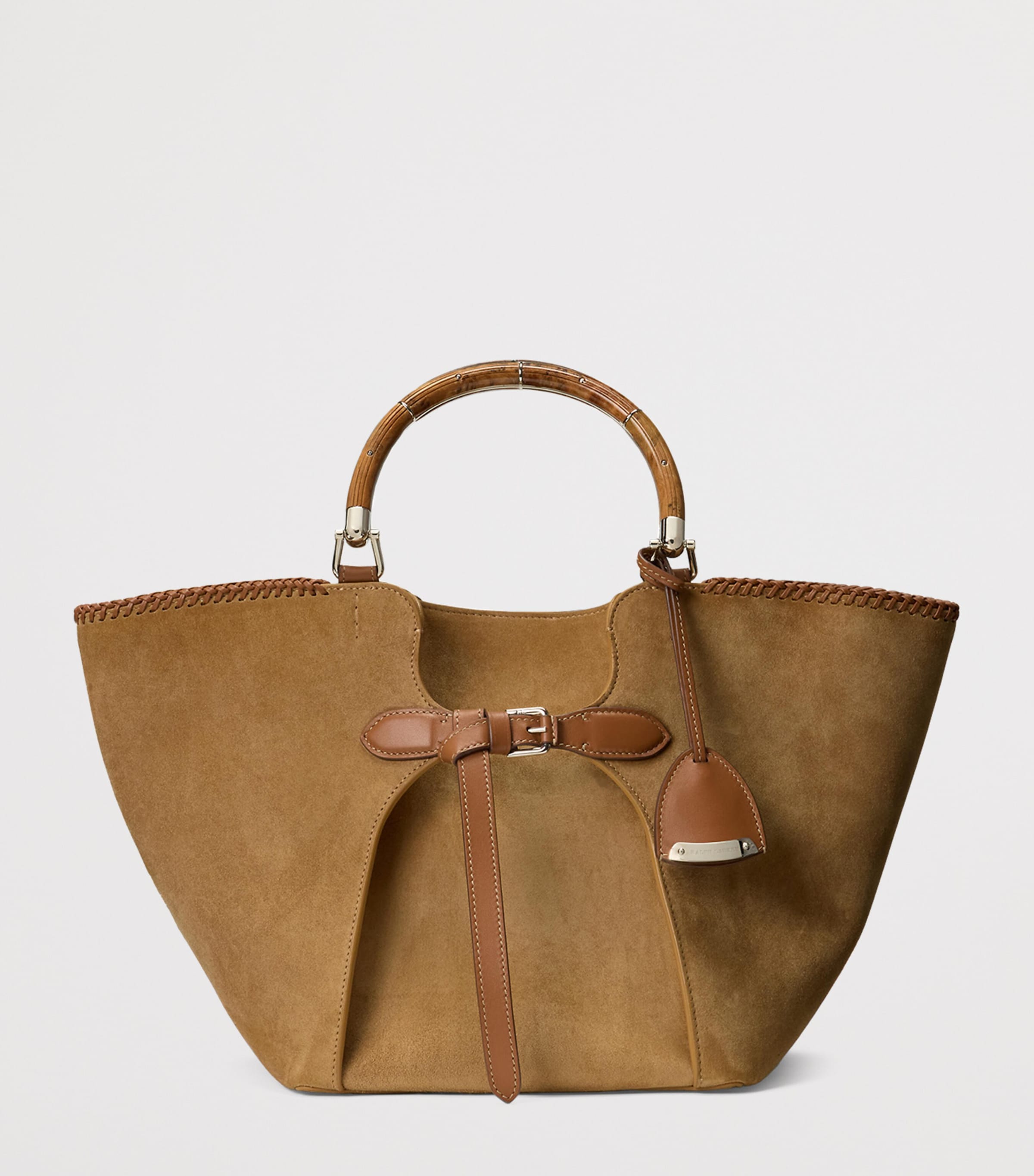 Suede The Ralph Tote Bag DARK TAN Image 4