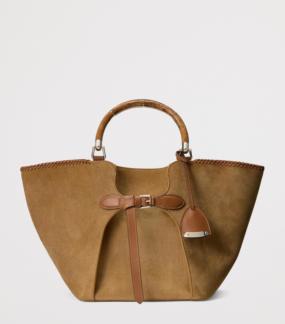 Suede The Ralph Tote Bag DARK TAN Image 4