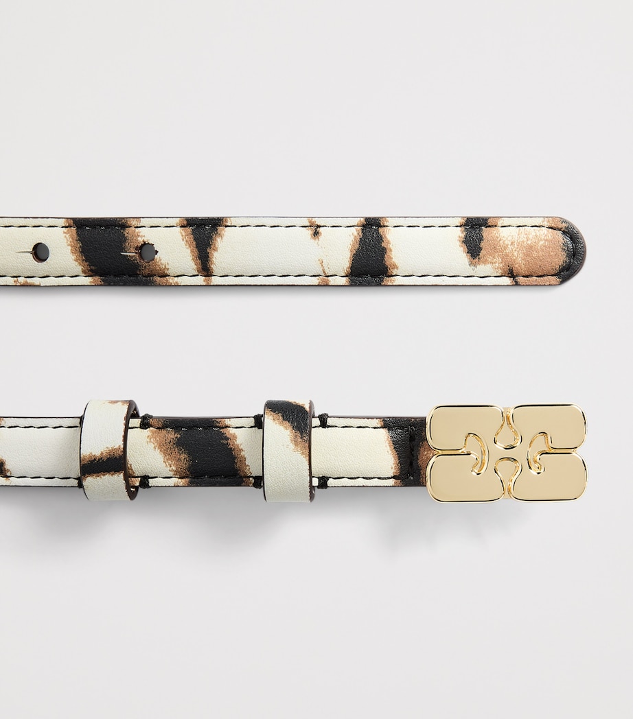 GANNI Small Kat Belt Egret Image 3