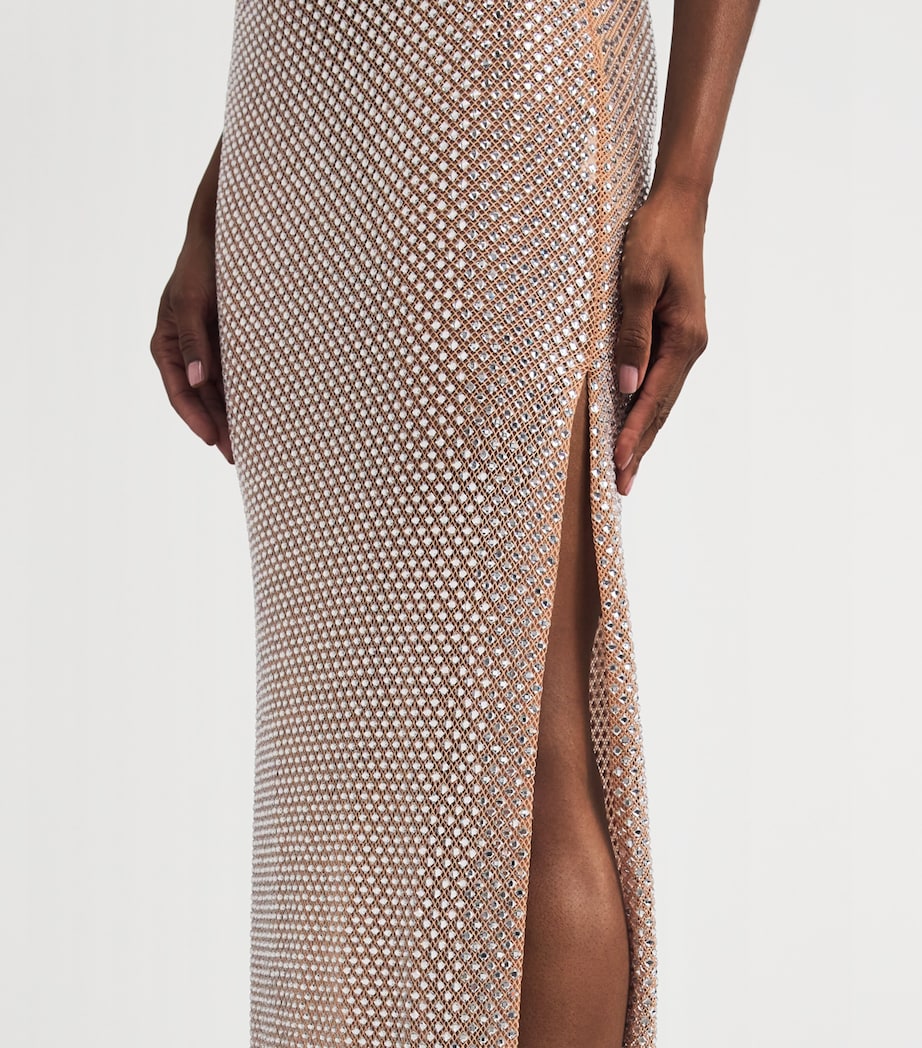 Crystal Maxi Dress SILVER Image 4