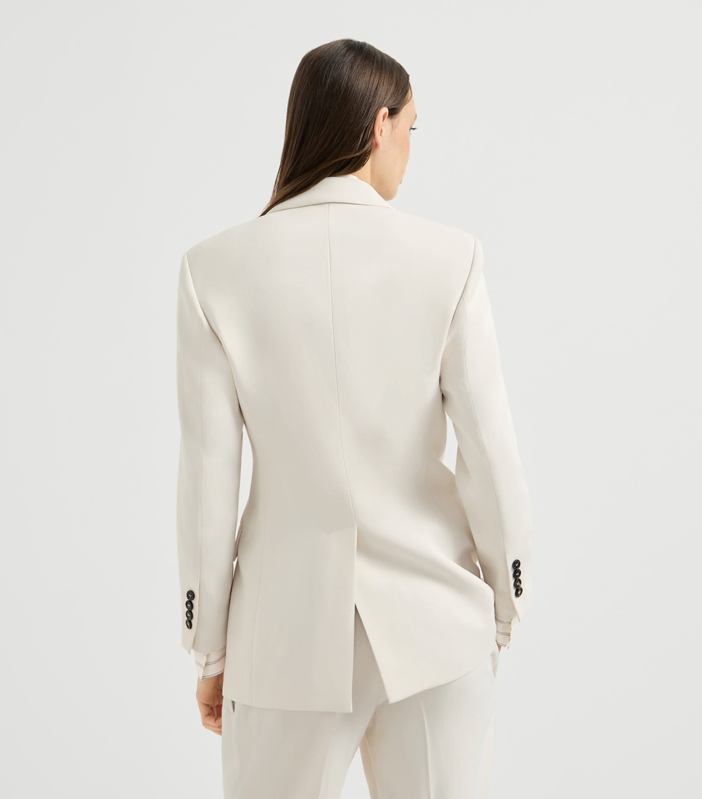 Brunello Cucinelli Womens Comfort Viscose Couture Twill Blazer Image 5
