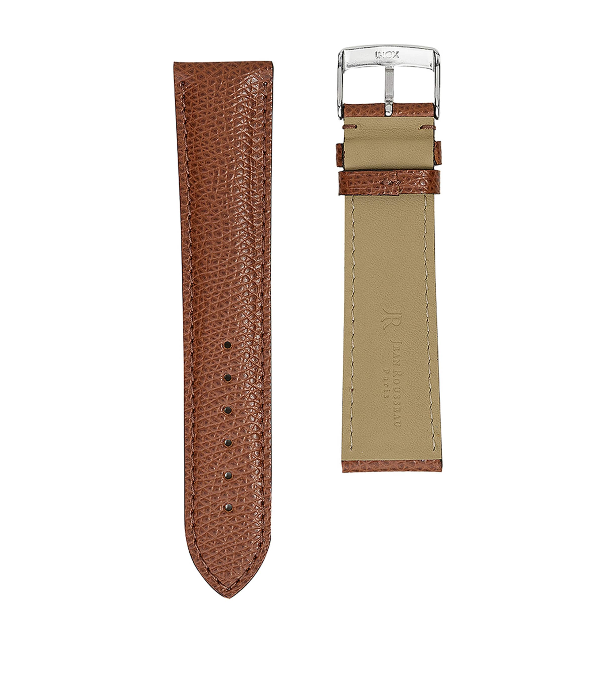 Jean Rousseau Leather Classic 3.5 Watch Strap (14mm) Brown Image 2
