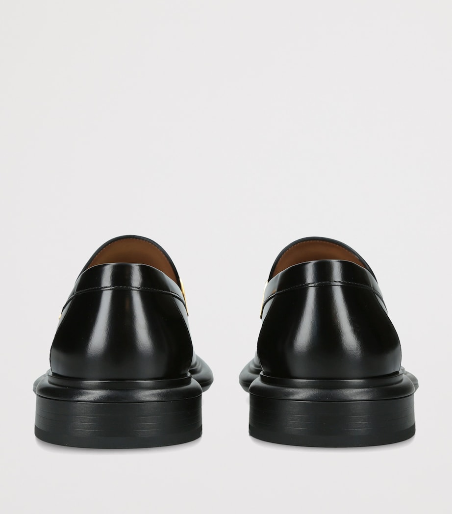 Givenchy Leather Pinch Loafers Black Image 2