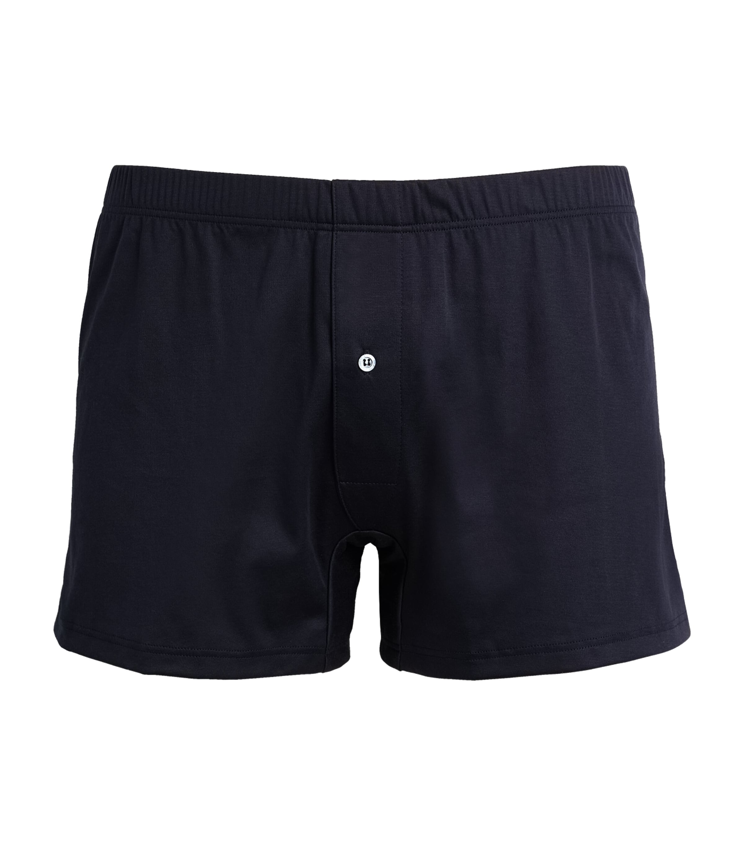 Zimmerli Men's Sea Island Cotton Boxer Briefs In Navy